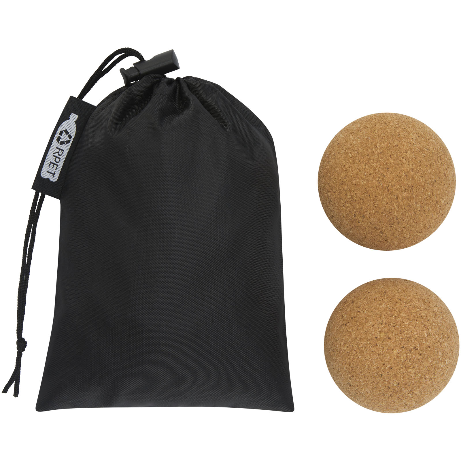 Pelota de corcho para yoga Trikona- Set dos unidades