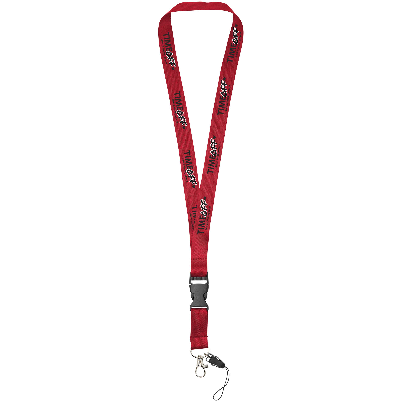 Lanyard con hebilla separable y enganche para móvil Sagan