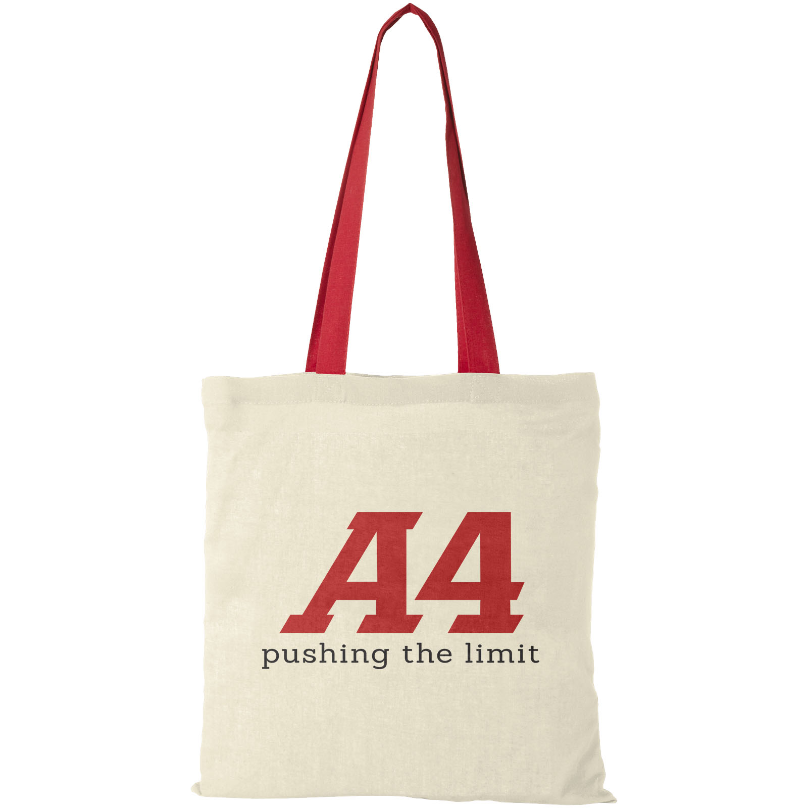 Bolsa Tote de algodón 100 g/m² con asas largas contrastadas Nevada