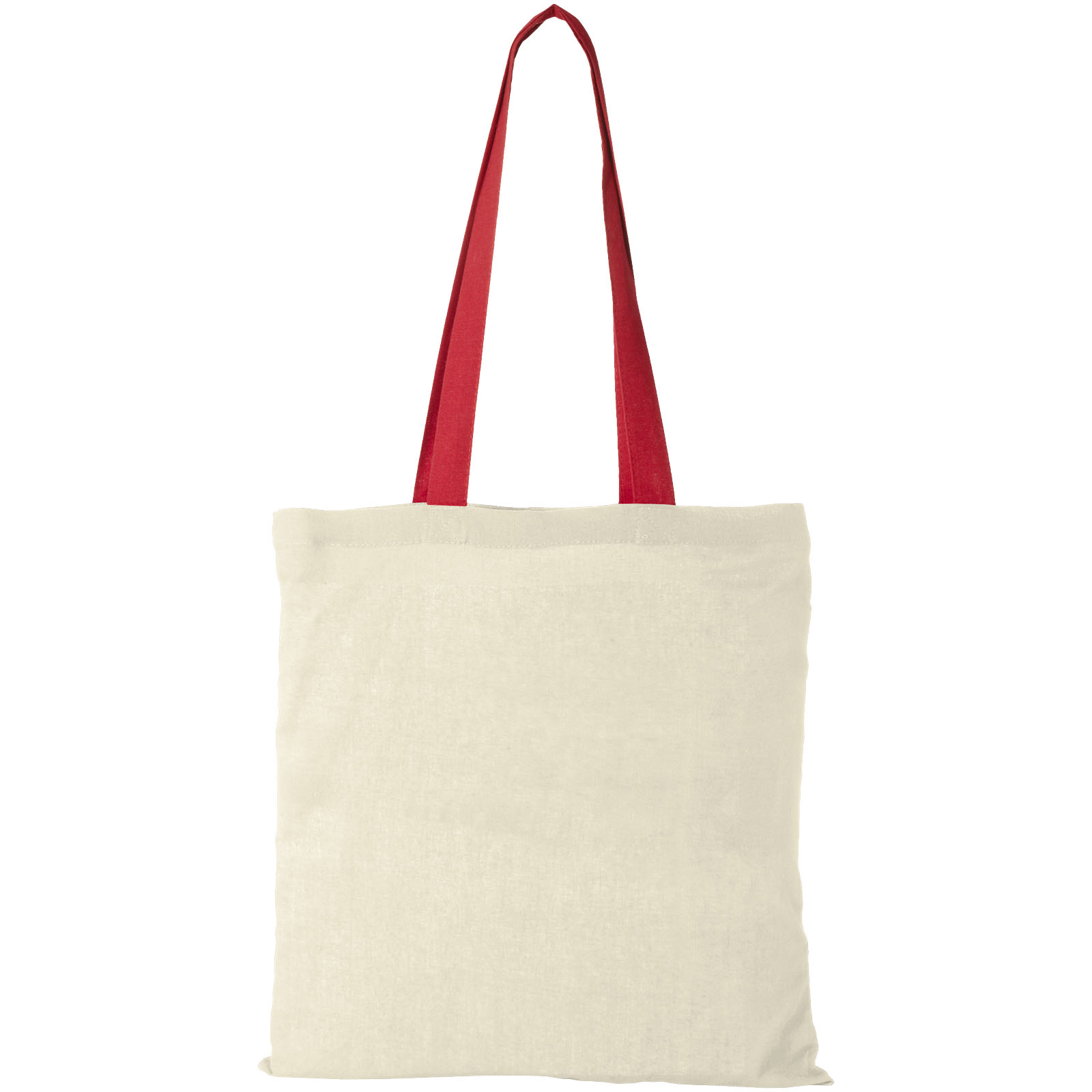 Bolsa Tote de algodón 100 g/m² con asas largas contrastadas Nevada