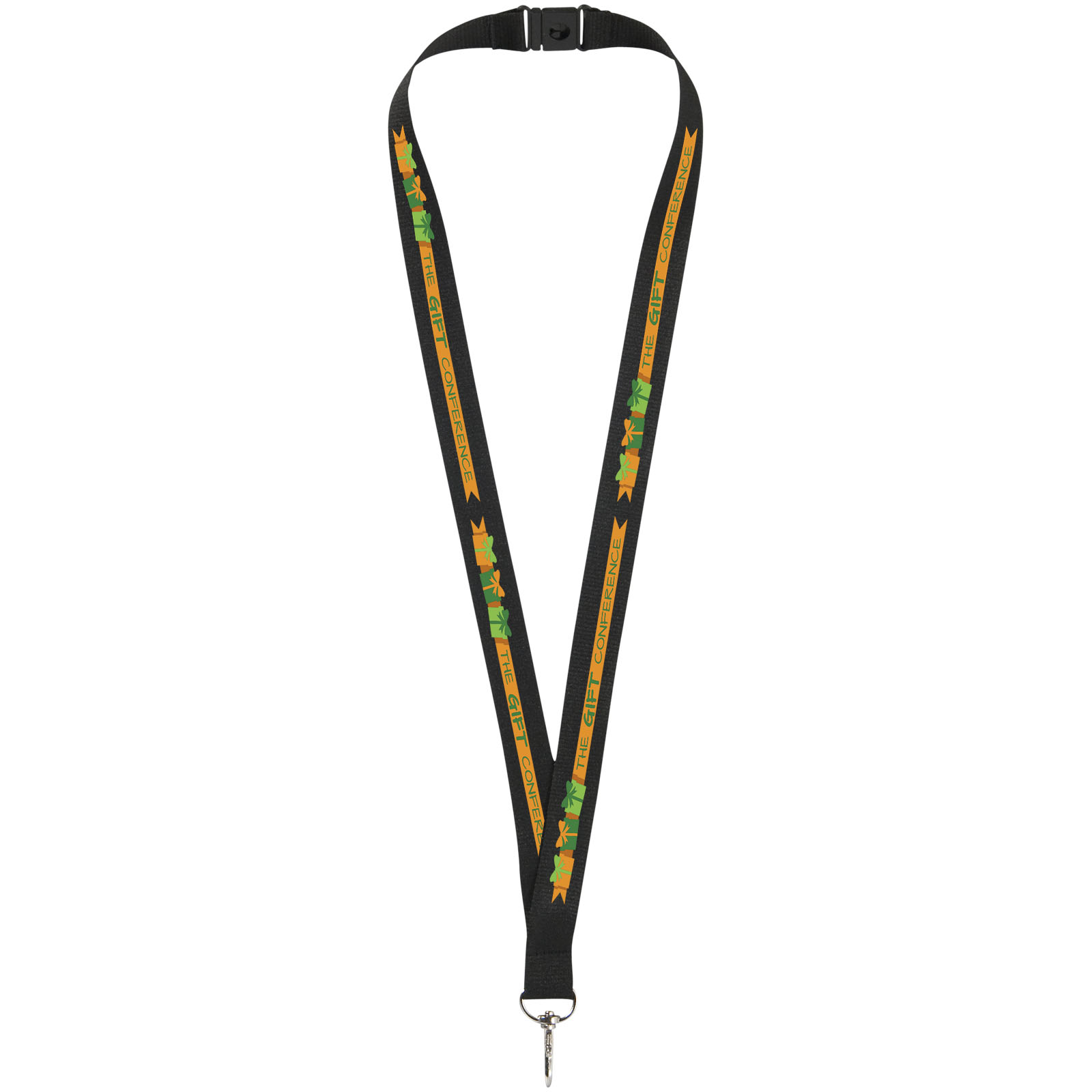 Lanyard con clip de seguridad Lago