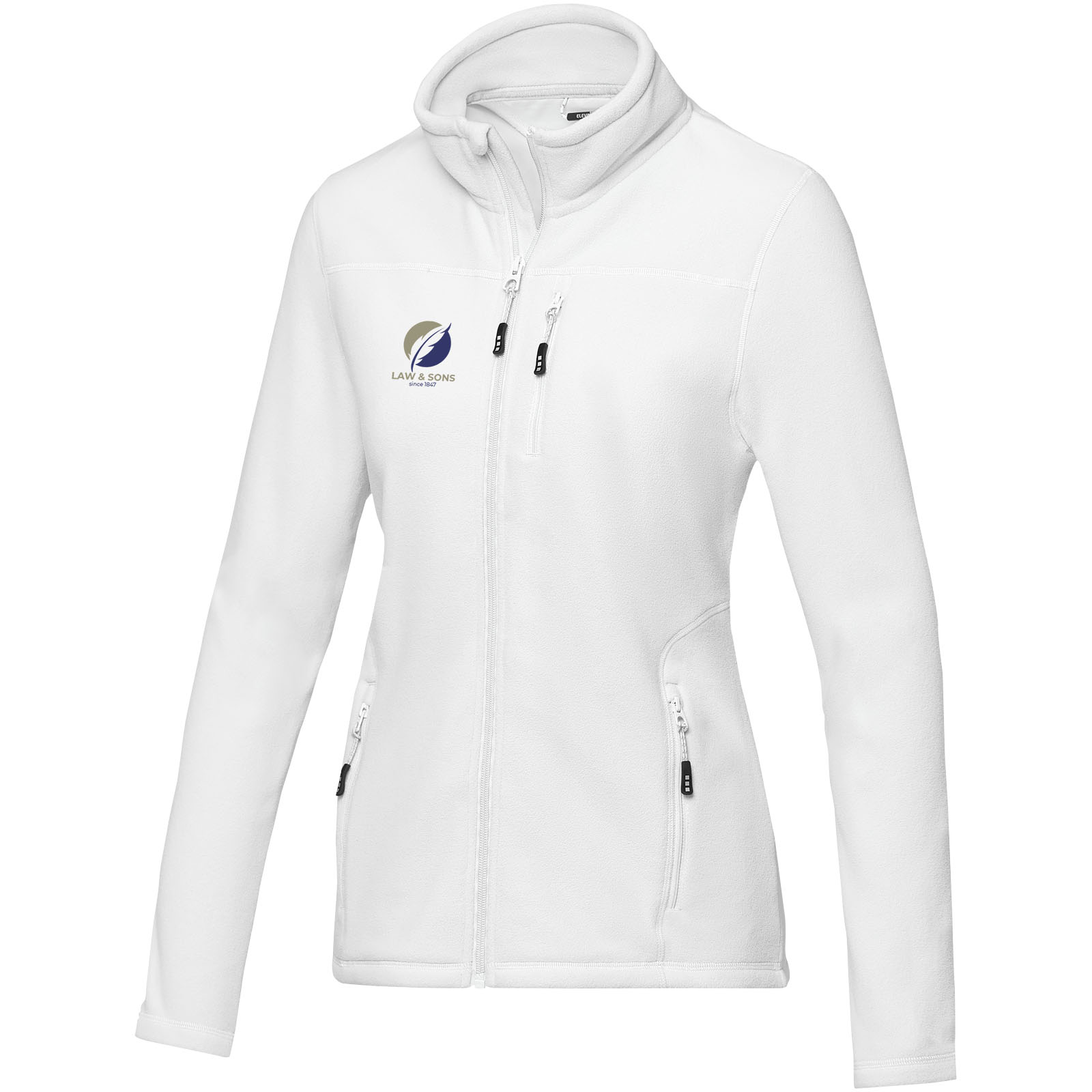 Chaqueta polar con cremallera entera reciclada GRS para mujer Amber