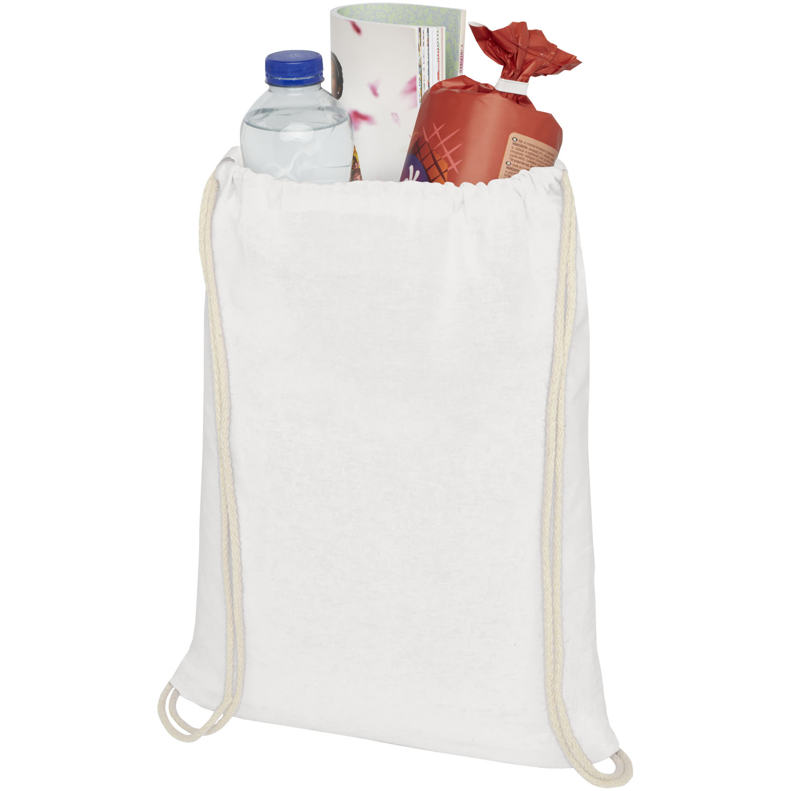 Mochila de cuerdas de algodón 100 g/m² 5L Oregon