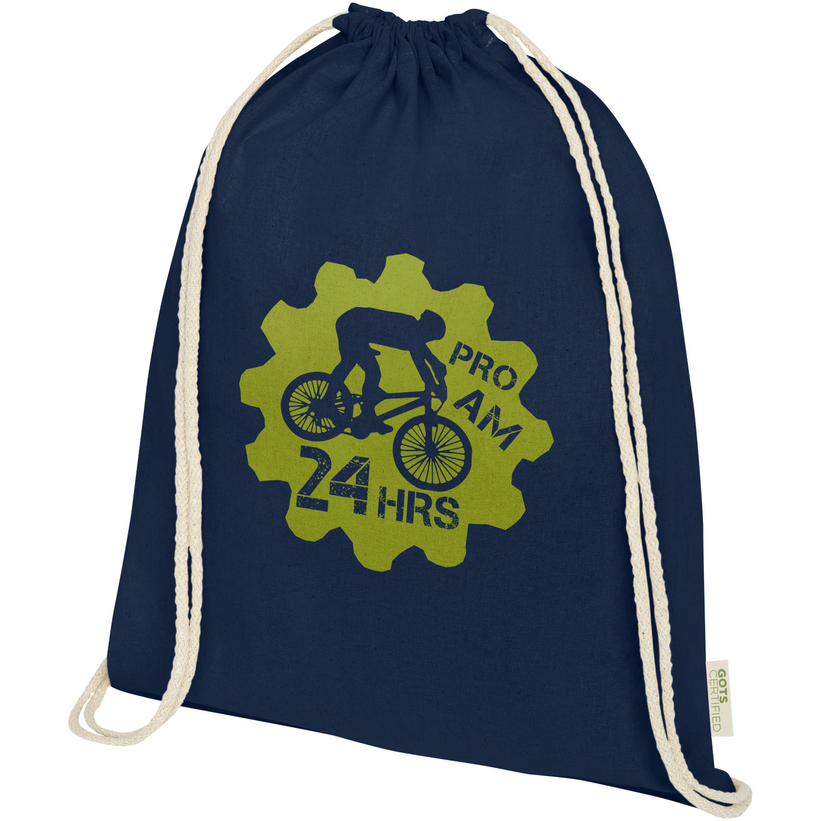 Mochila de cuerdas de algodón orgánico de 140 g/m² 5L Orissa