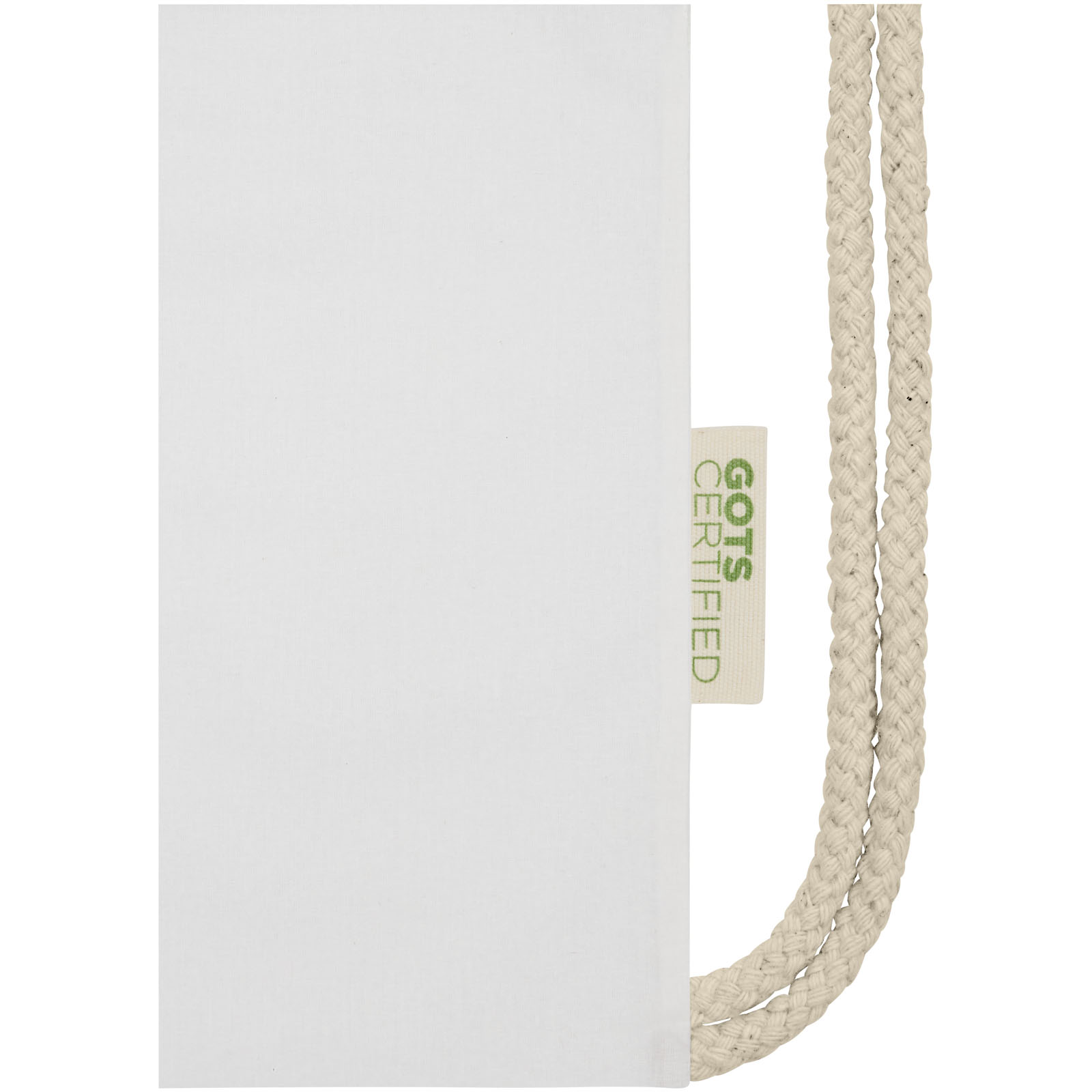 Mochila de cuerdas de algodón orgánico de 140 g/m² 5L Orissa