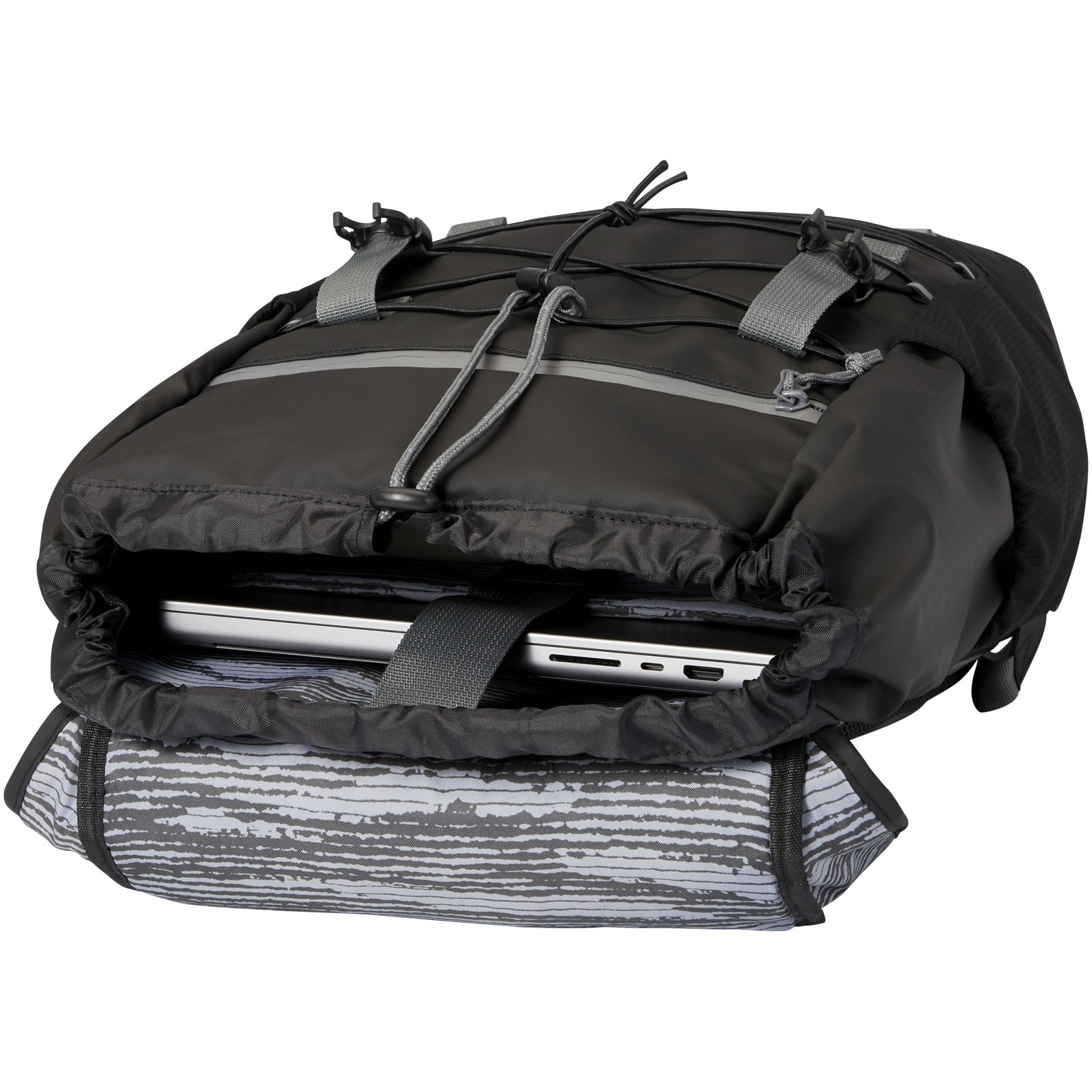 Mochila para portátil de 15,6 de material reciclado GRS resistente al agua de 23 l Aqua