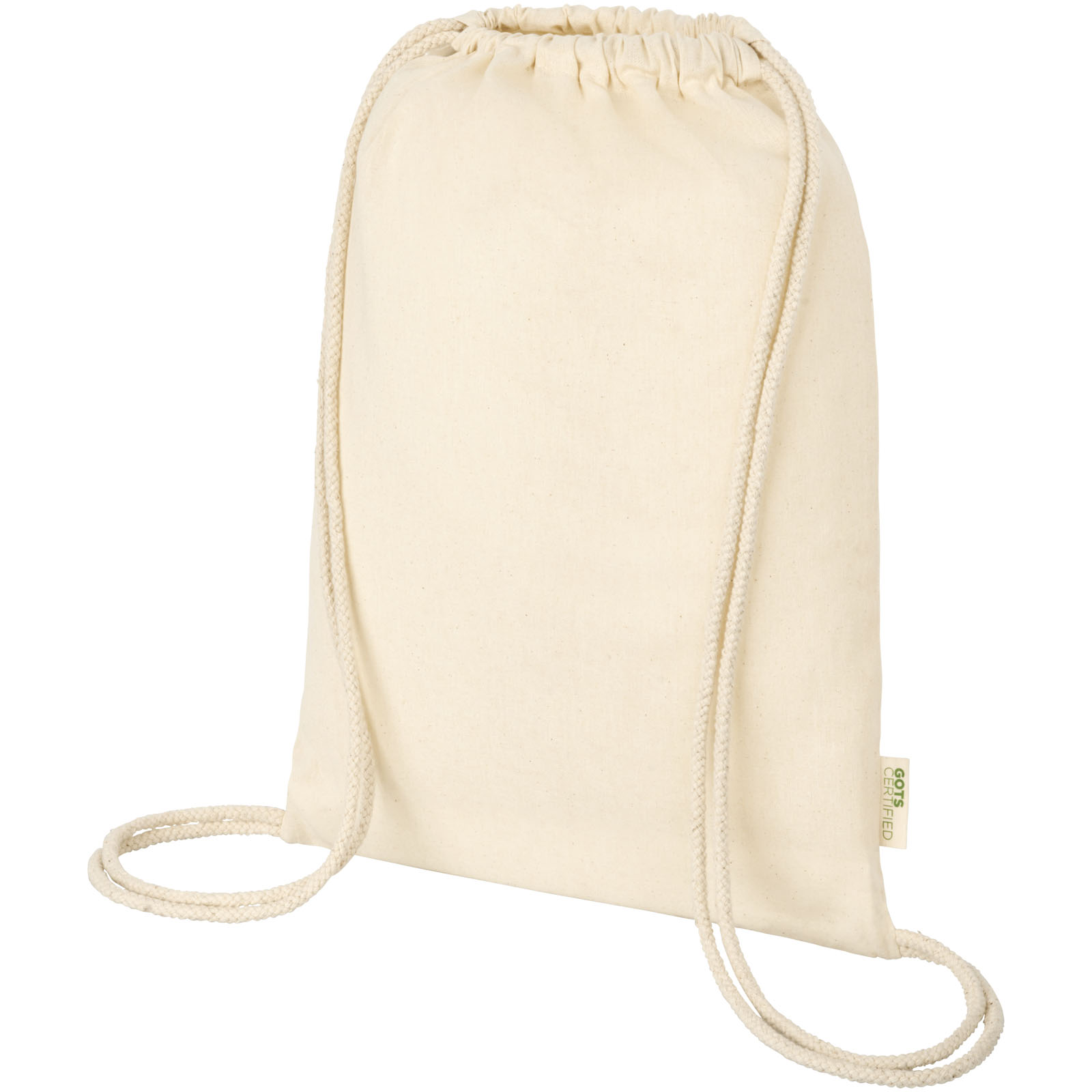 Mochila de cuerdas de algodón orgánico de 100 g/m² 5L Orissa