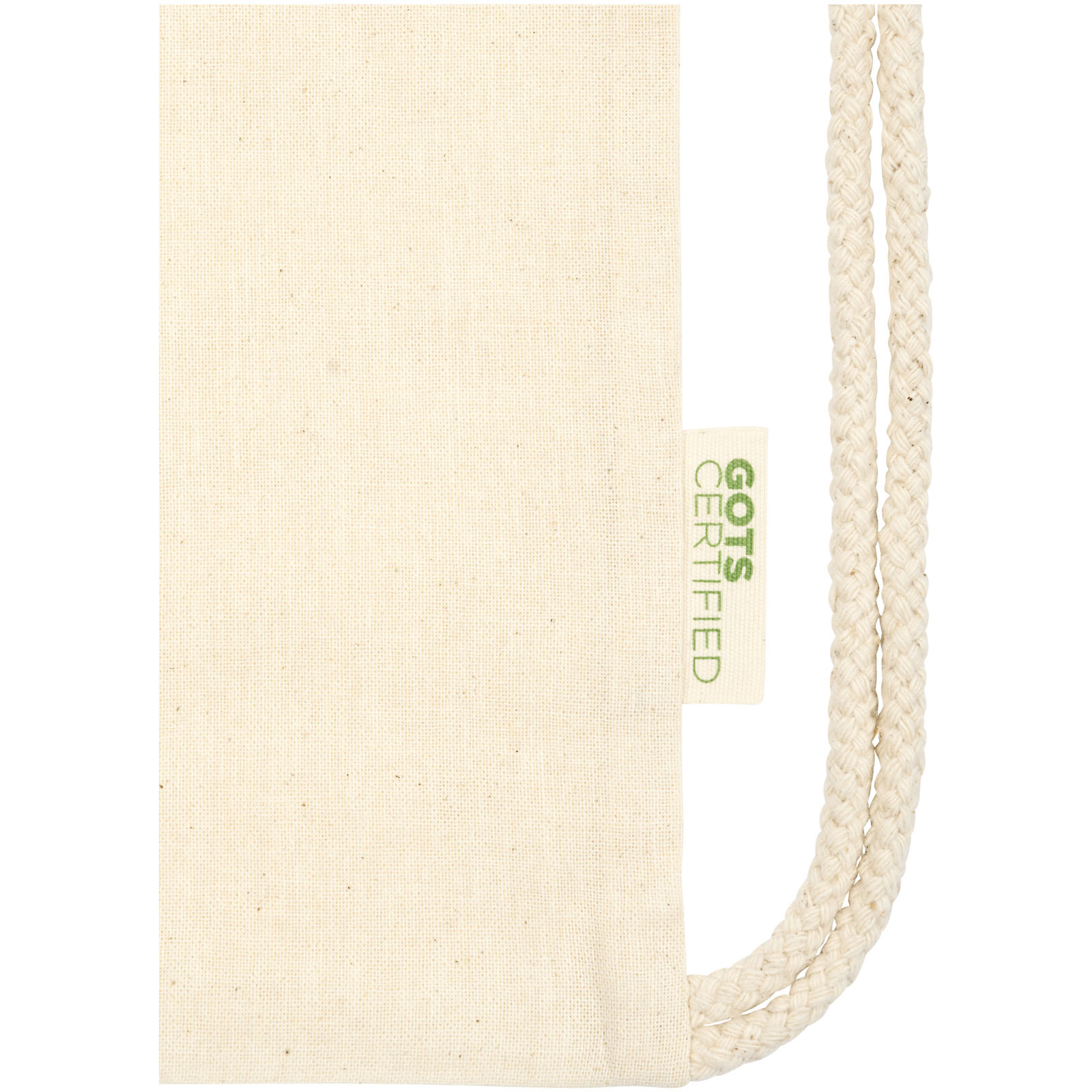 Mochila de cuerdas de algodón orgánico de 100 g/m² 5L Orissa