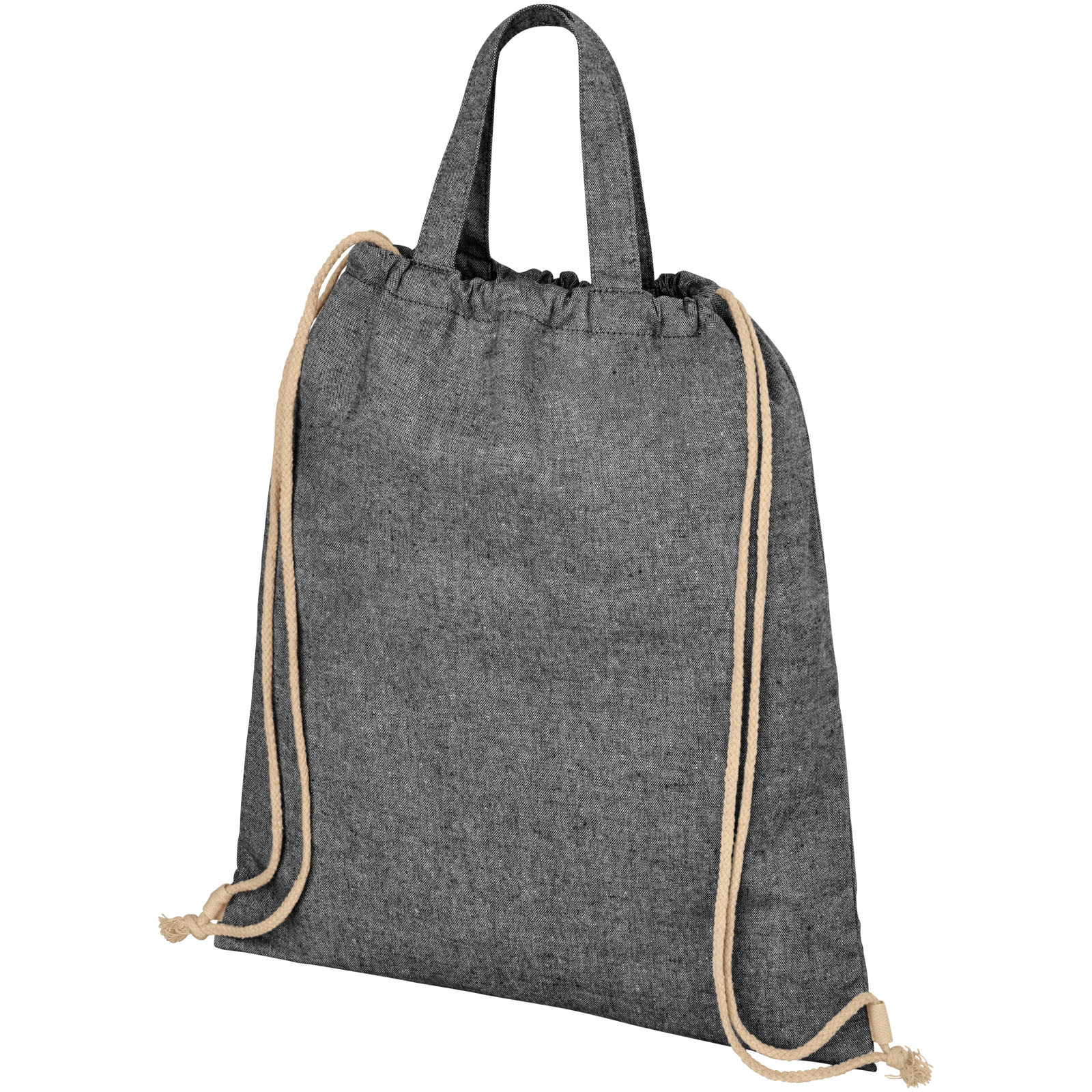 Mochila de cuerdas de algodón reciclado de 210 g/m² 6L Pheebs