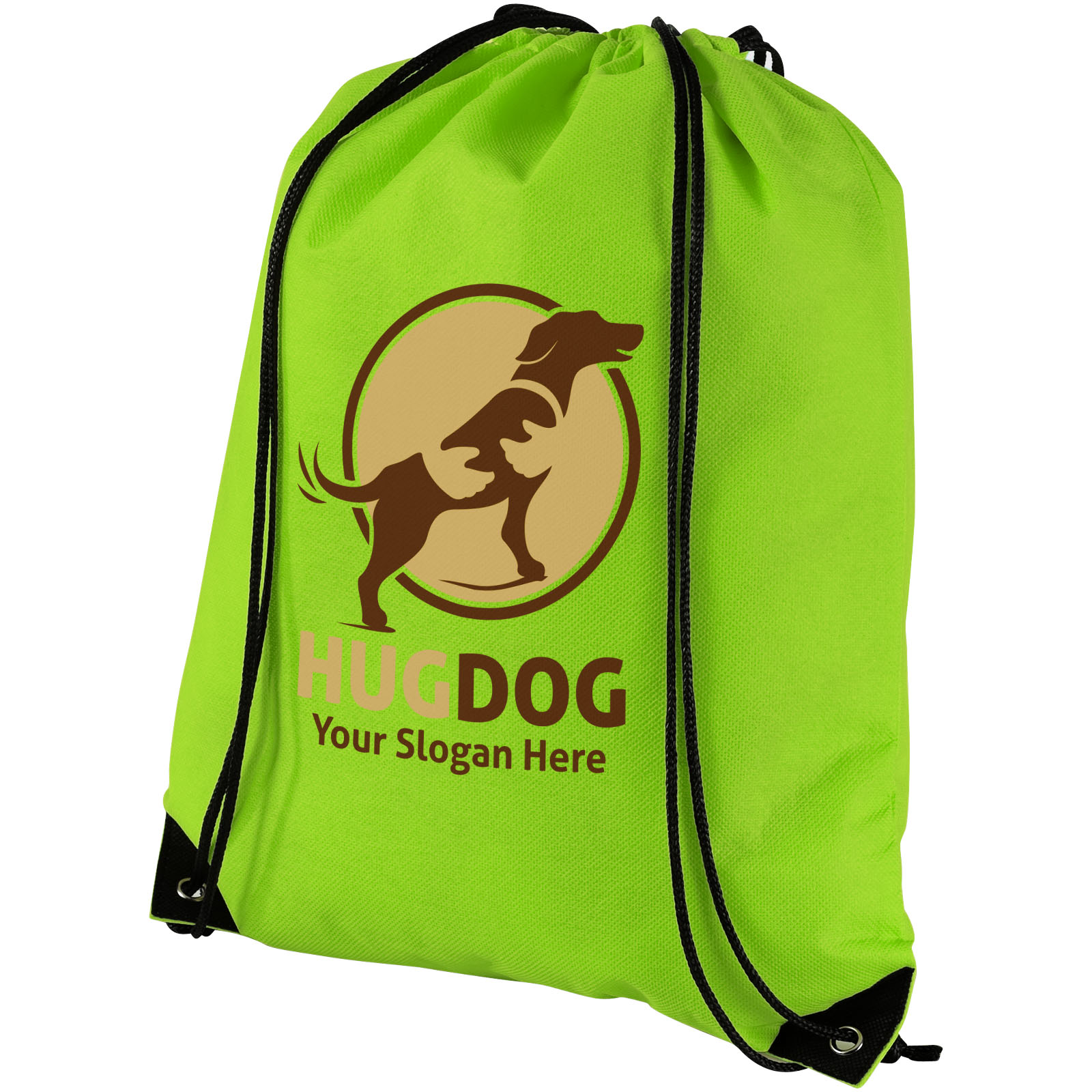 Mochila de cuerdas no tejida 5L Evergreen