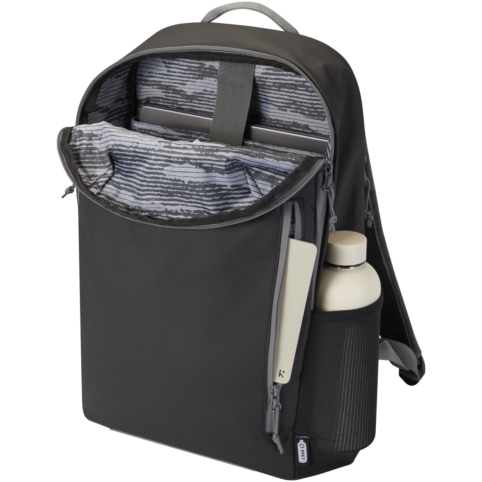 Mochila para portátil de 15 de material reciclado GRS resistente al agua de 21 l Aqua