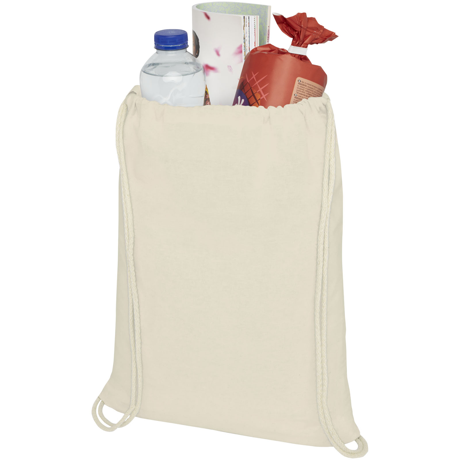 Mochila de cuerdas de algodón 100 g/m² 5L Oregon