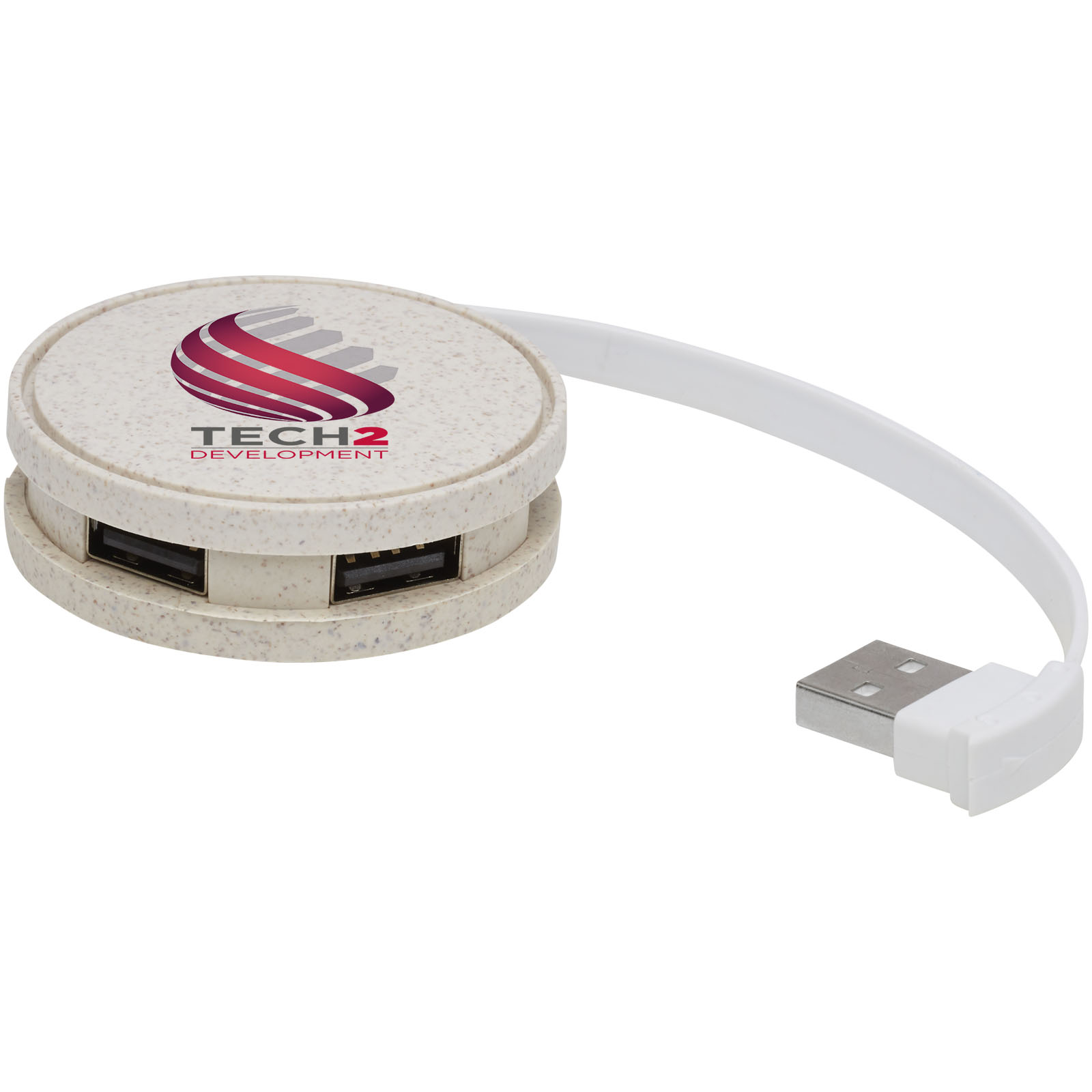 Hub USB de paja de trigo Kenzu