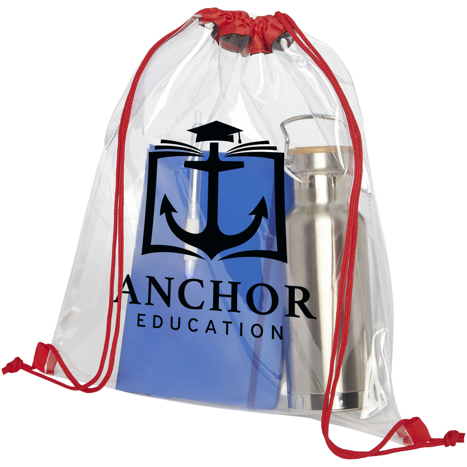 Mochila de cuerdas transparente 5L Lancaster