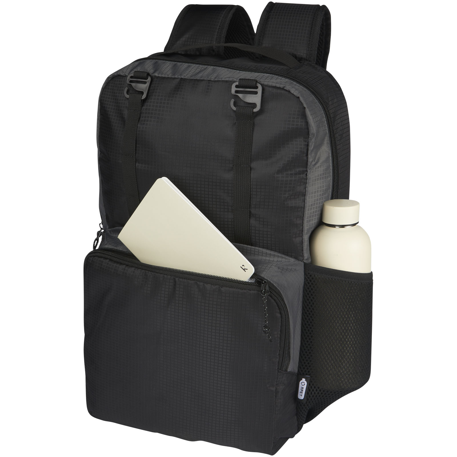 Mochila para portátil de 15 reciclada GRS en dos tonos de 14 L Trailhead