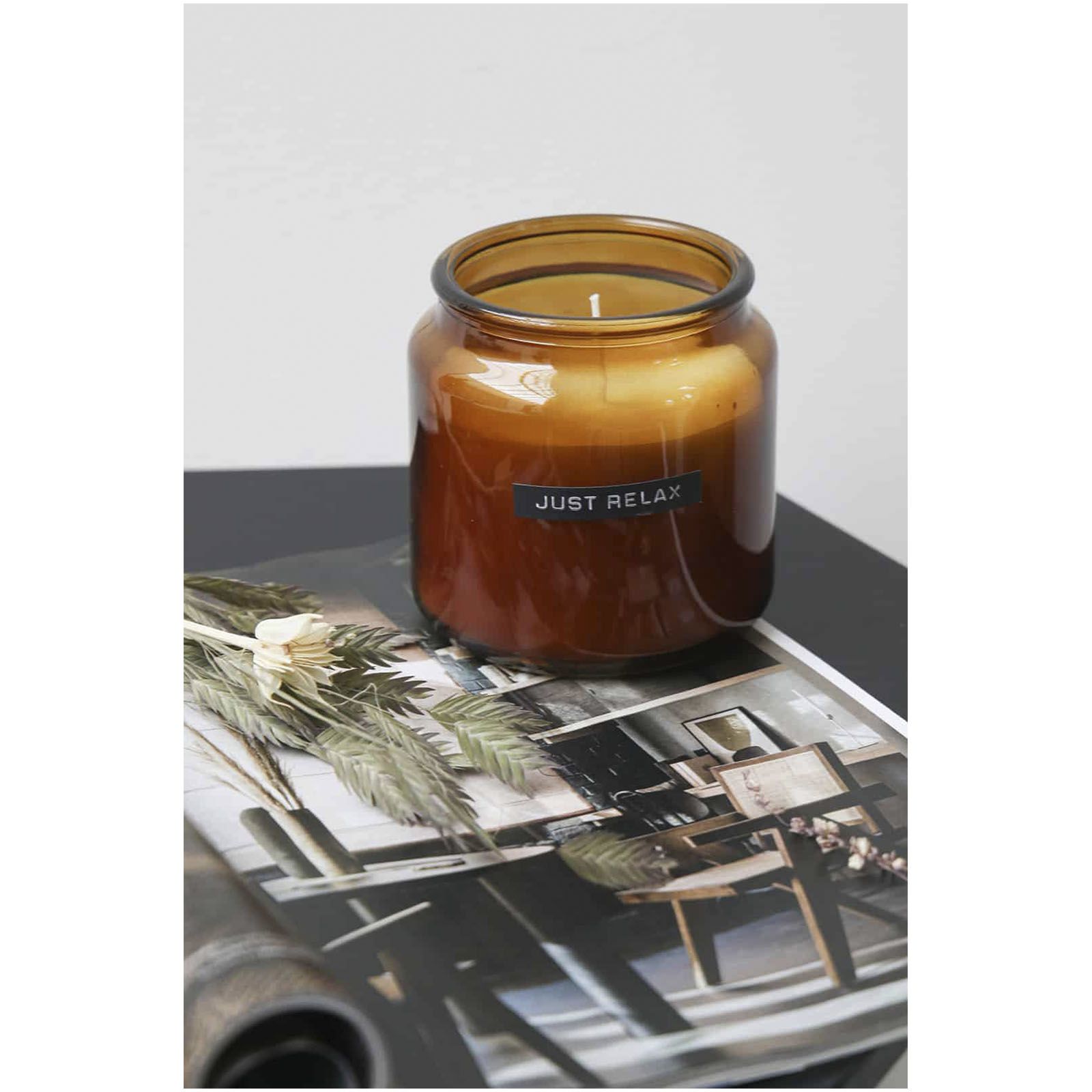 Vela perfumada de 650 g con fragancia de madera de cedro Wellmark Let 's Get Cozy