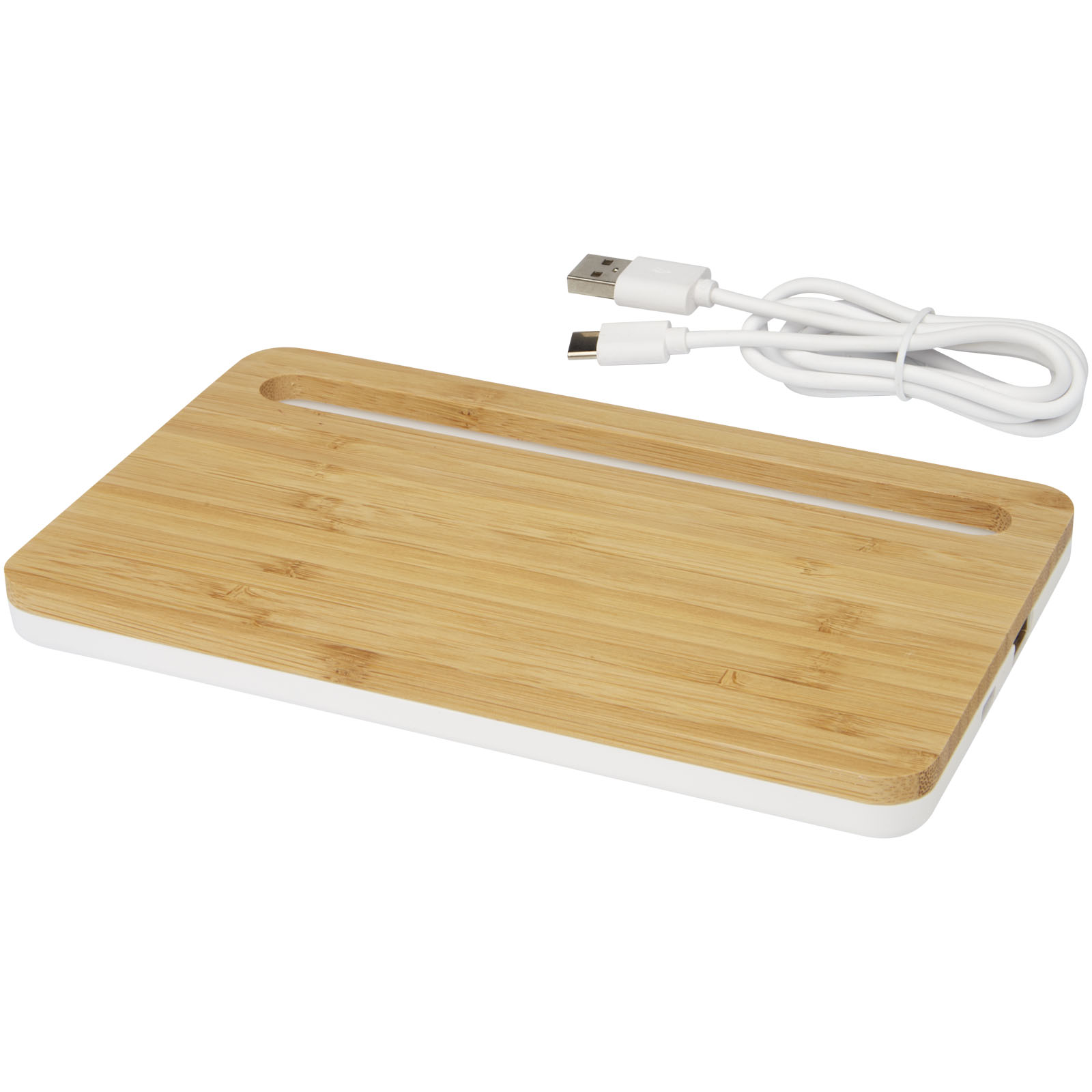 Cargador inalámbrico de bambú de 10 W Medake