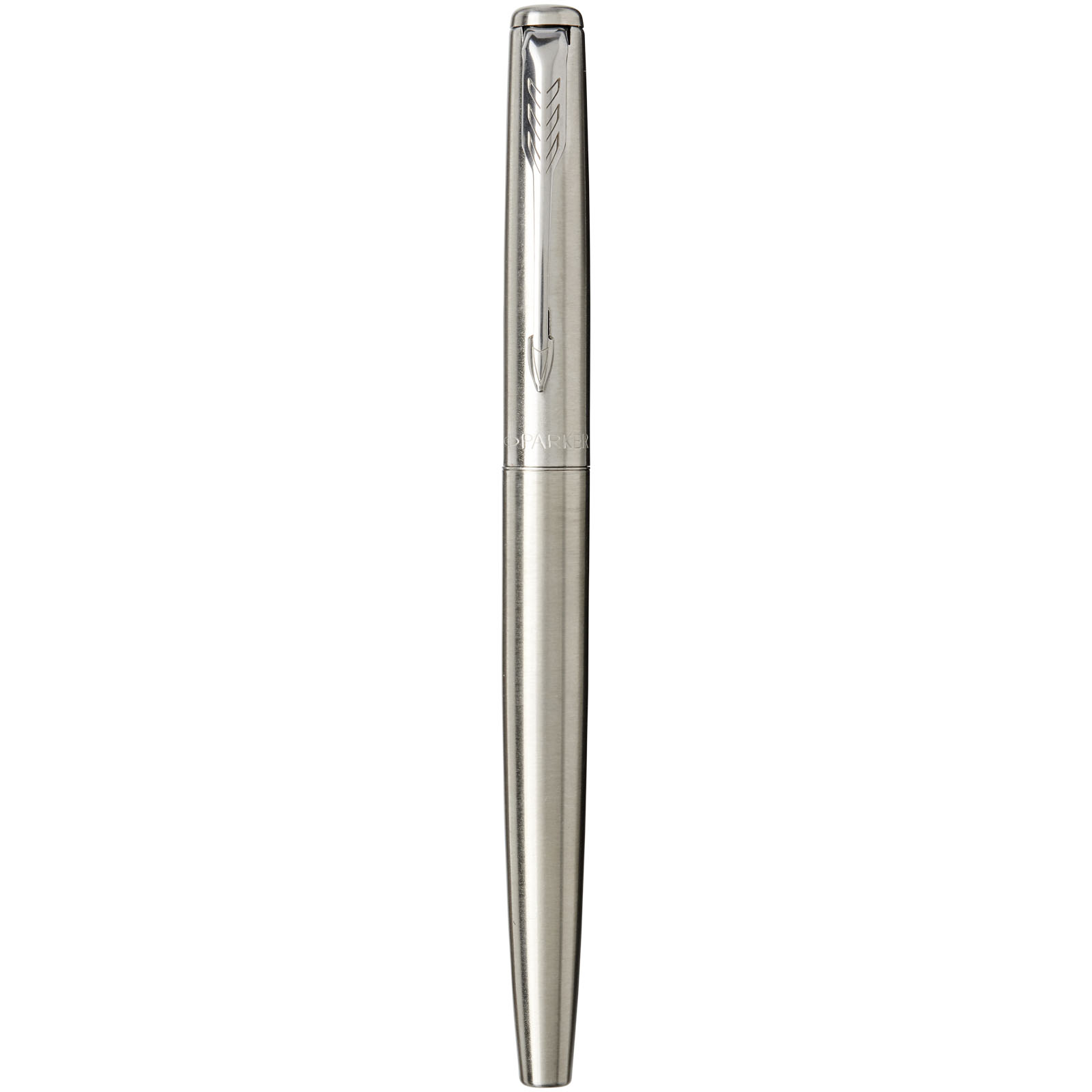 Parker pluma estilográfica de acero inoxidable Jotter (tinta azul)
