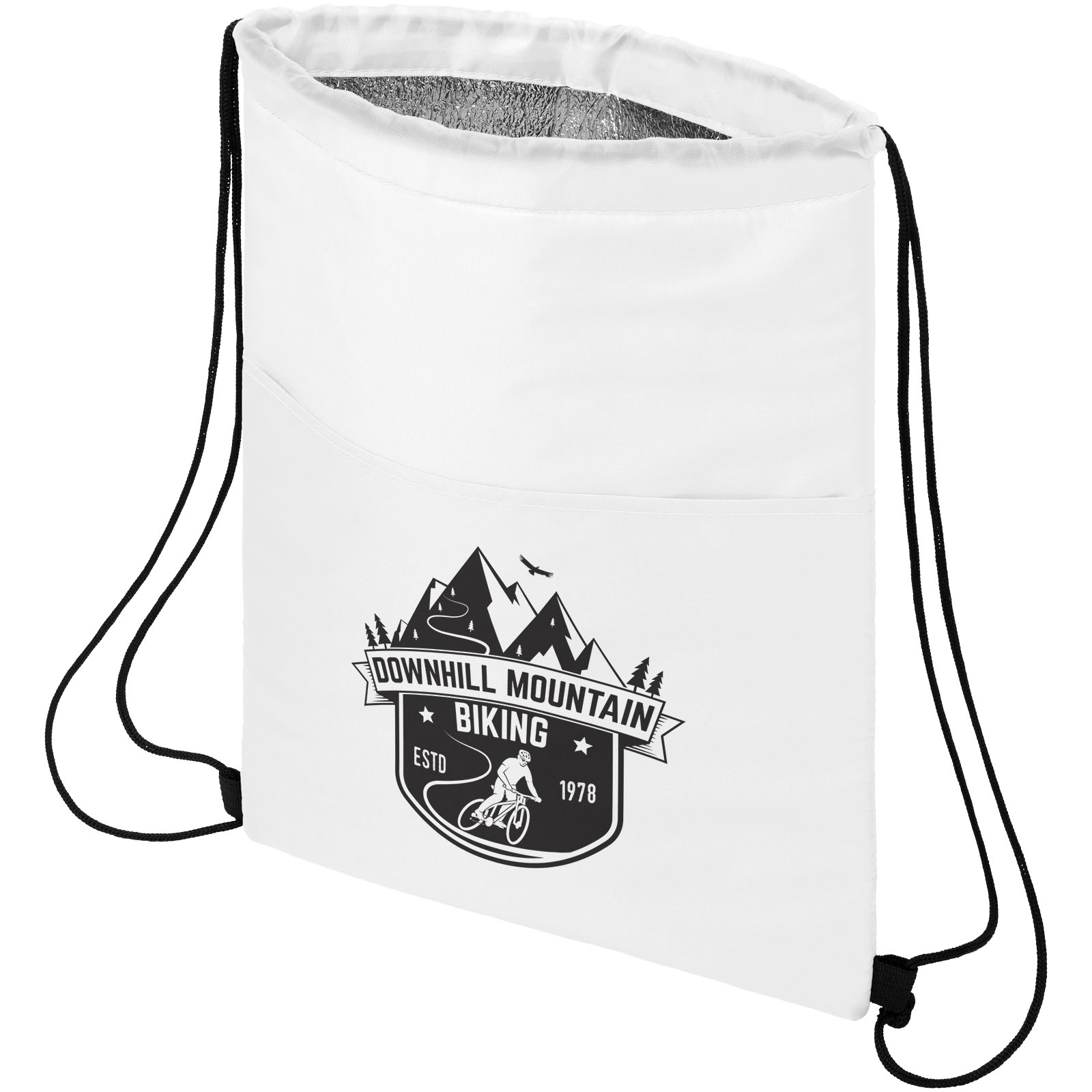 Bolsa térmica con cuerdas con capacidad para 12 latas Oriole
