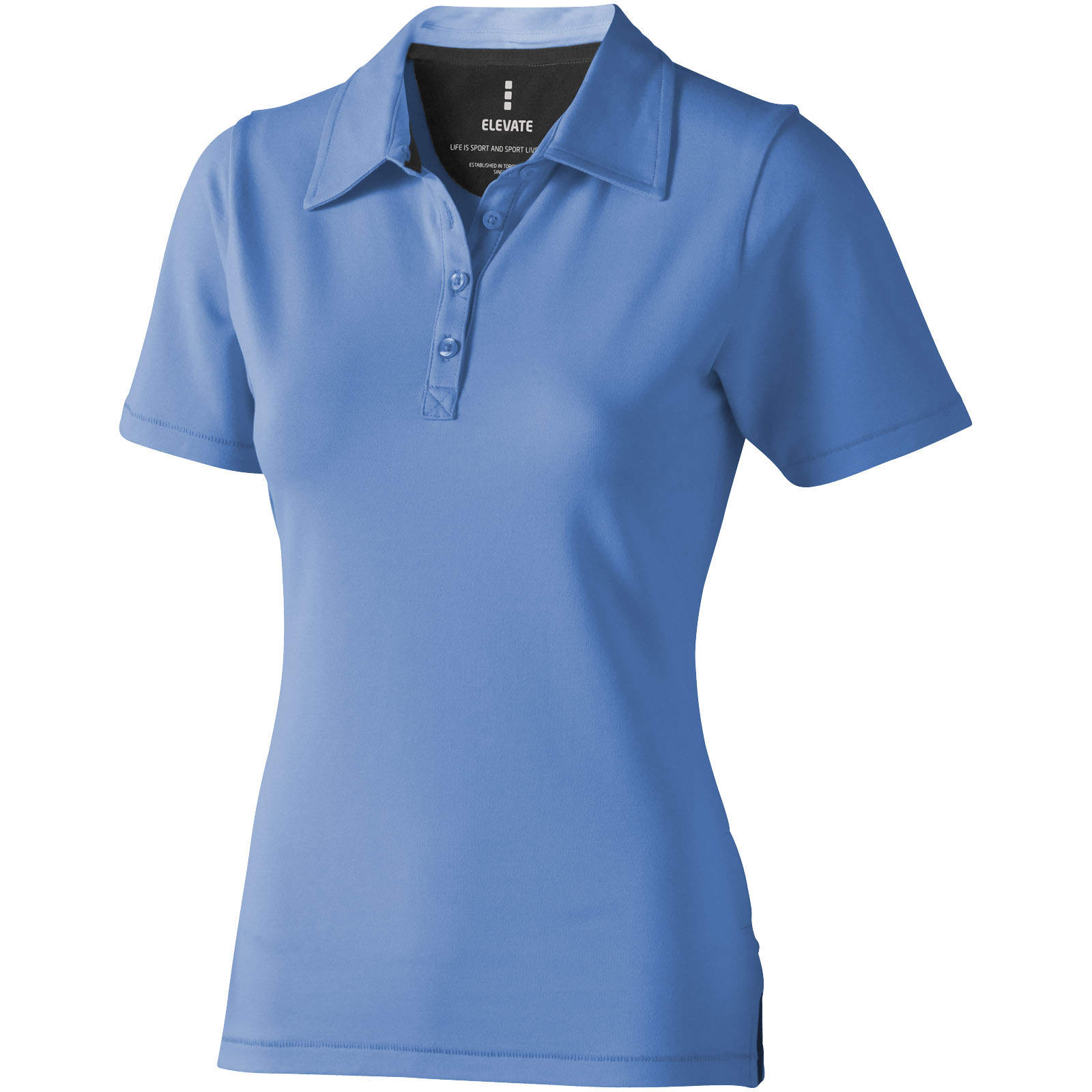 Polo de manga corta elástico para mujer Markham