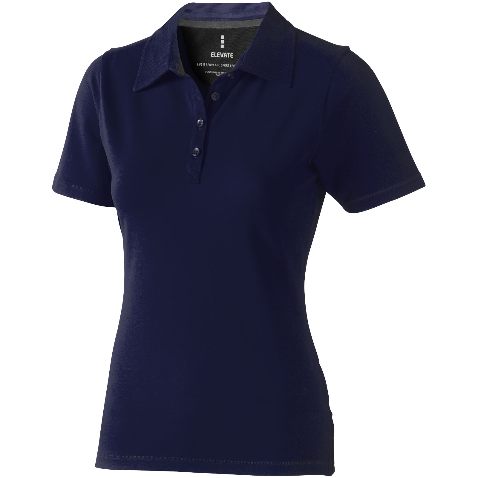 Polo de manga corta elástico para mujer Markham