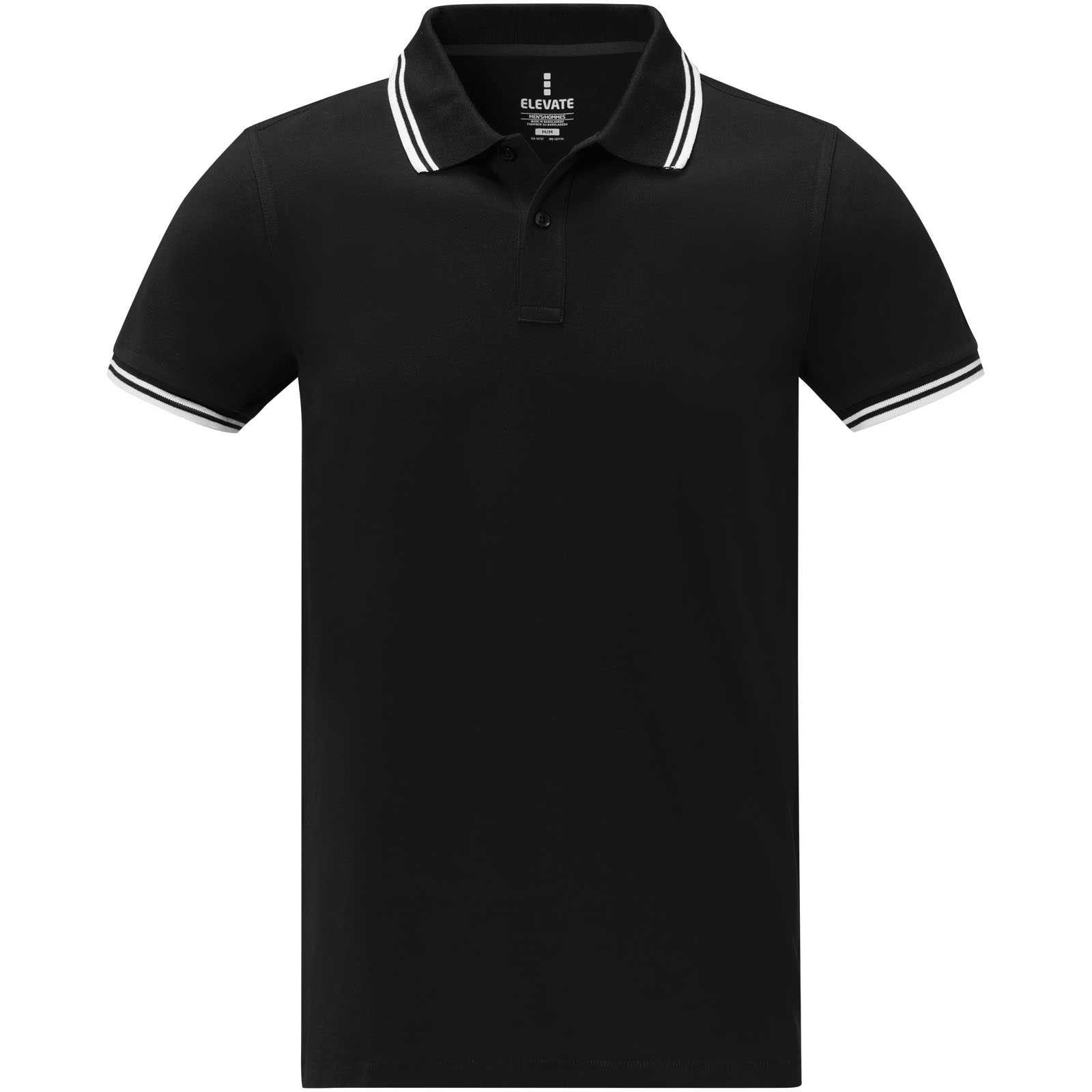 Polo de manga corta con ribete para hombre Amarago