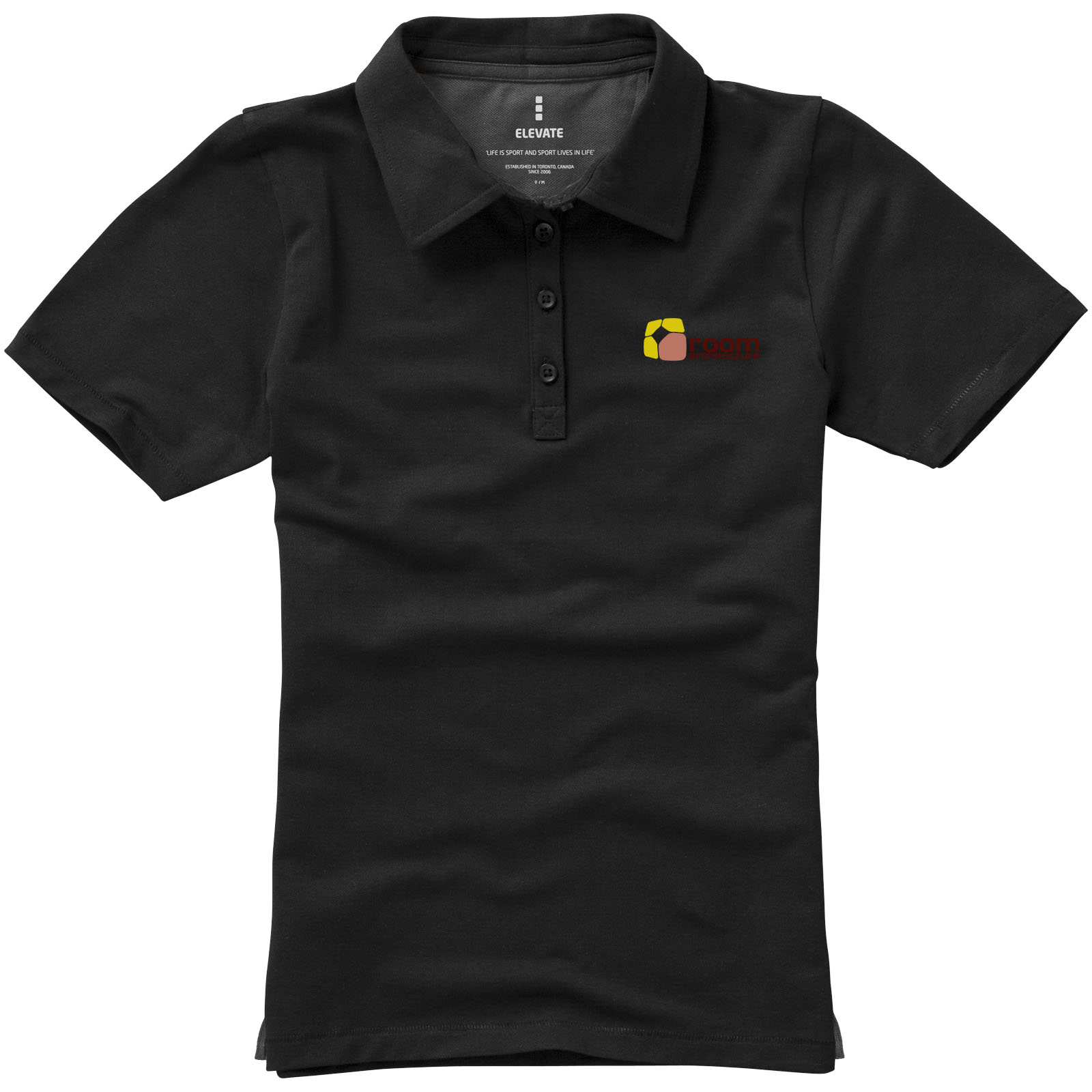 Polo de manga corta elástico para mujer Markham