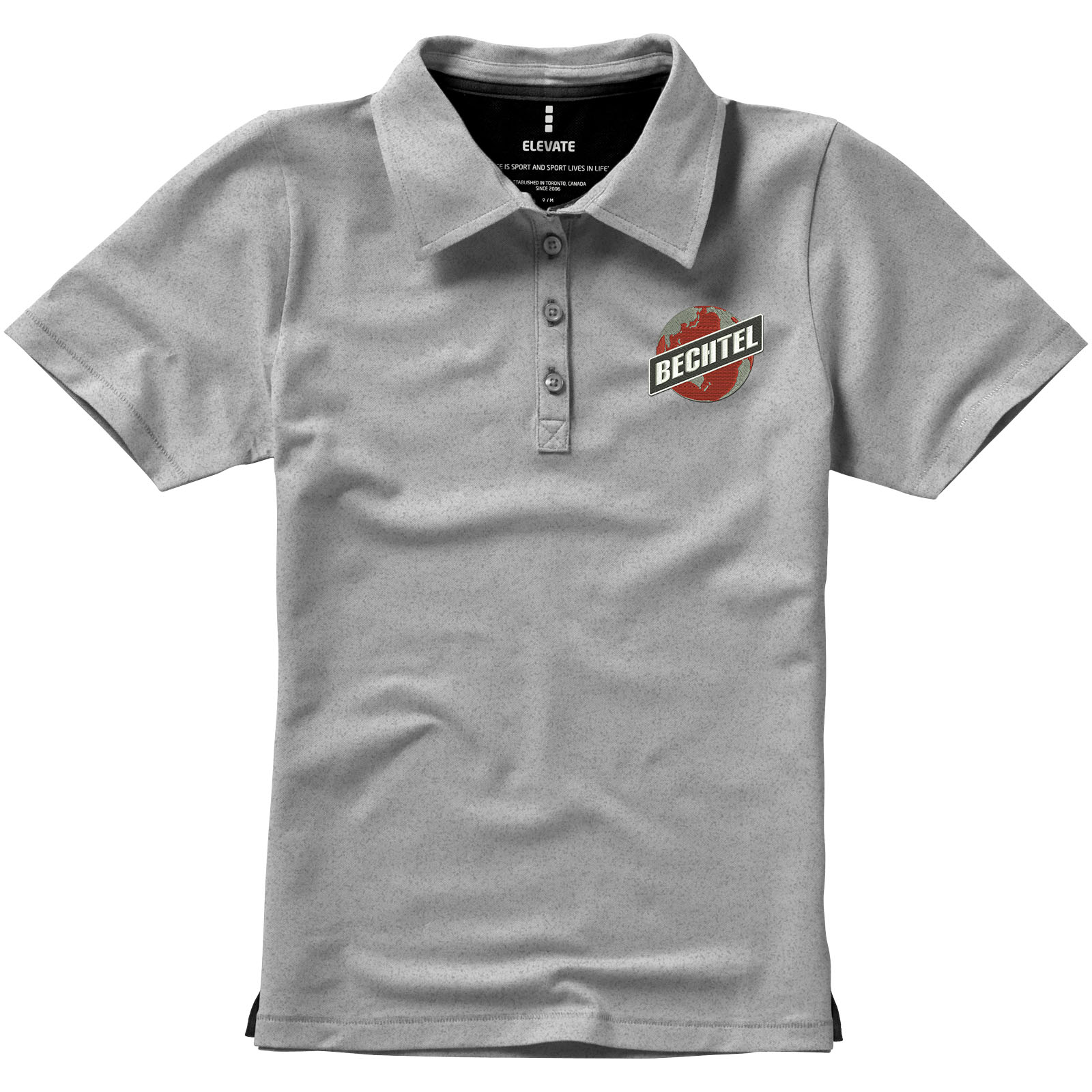 Polo de manga corta elástico para mujer Markham