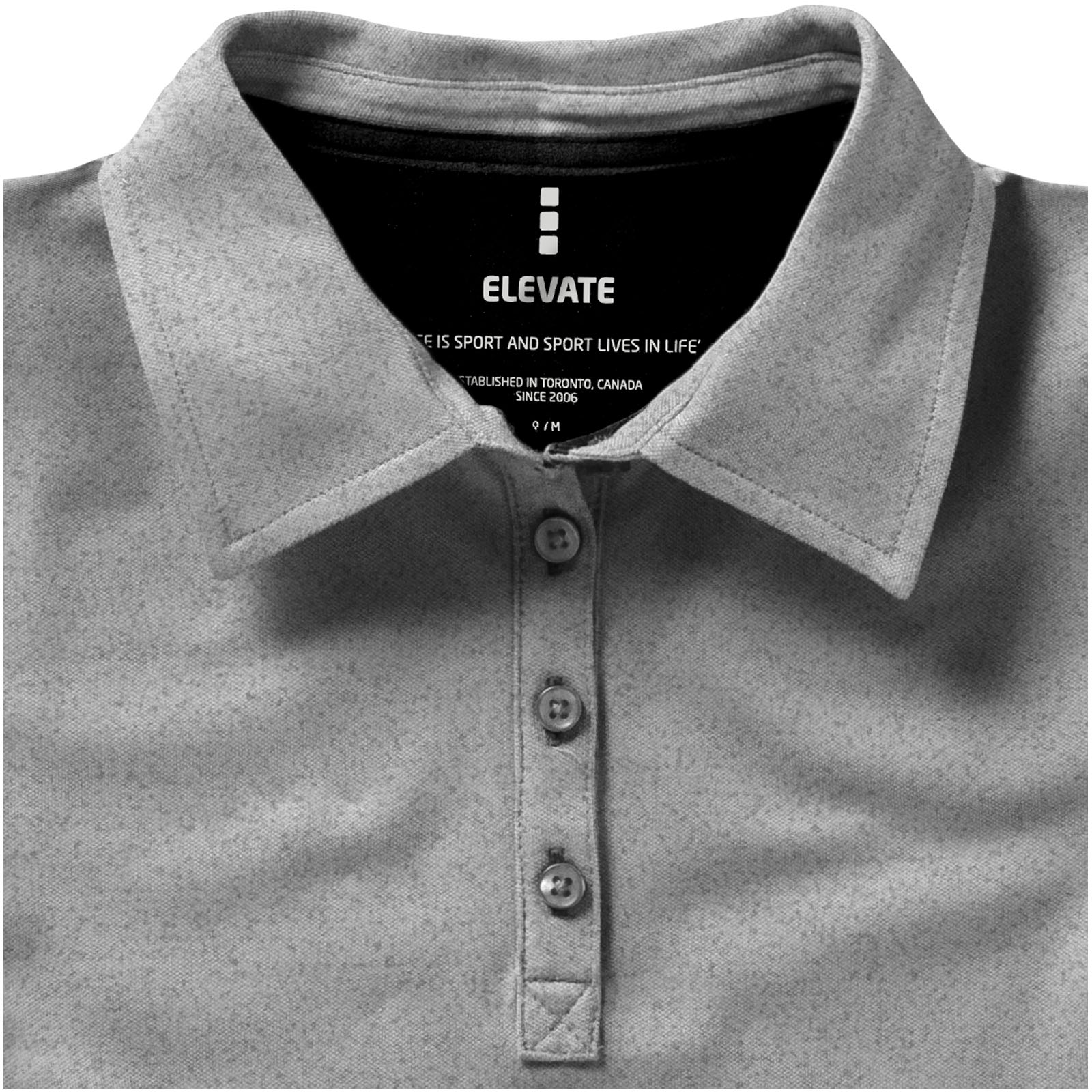 Polo de manga corta elástico para mujer Markham
