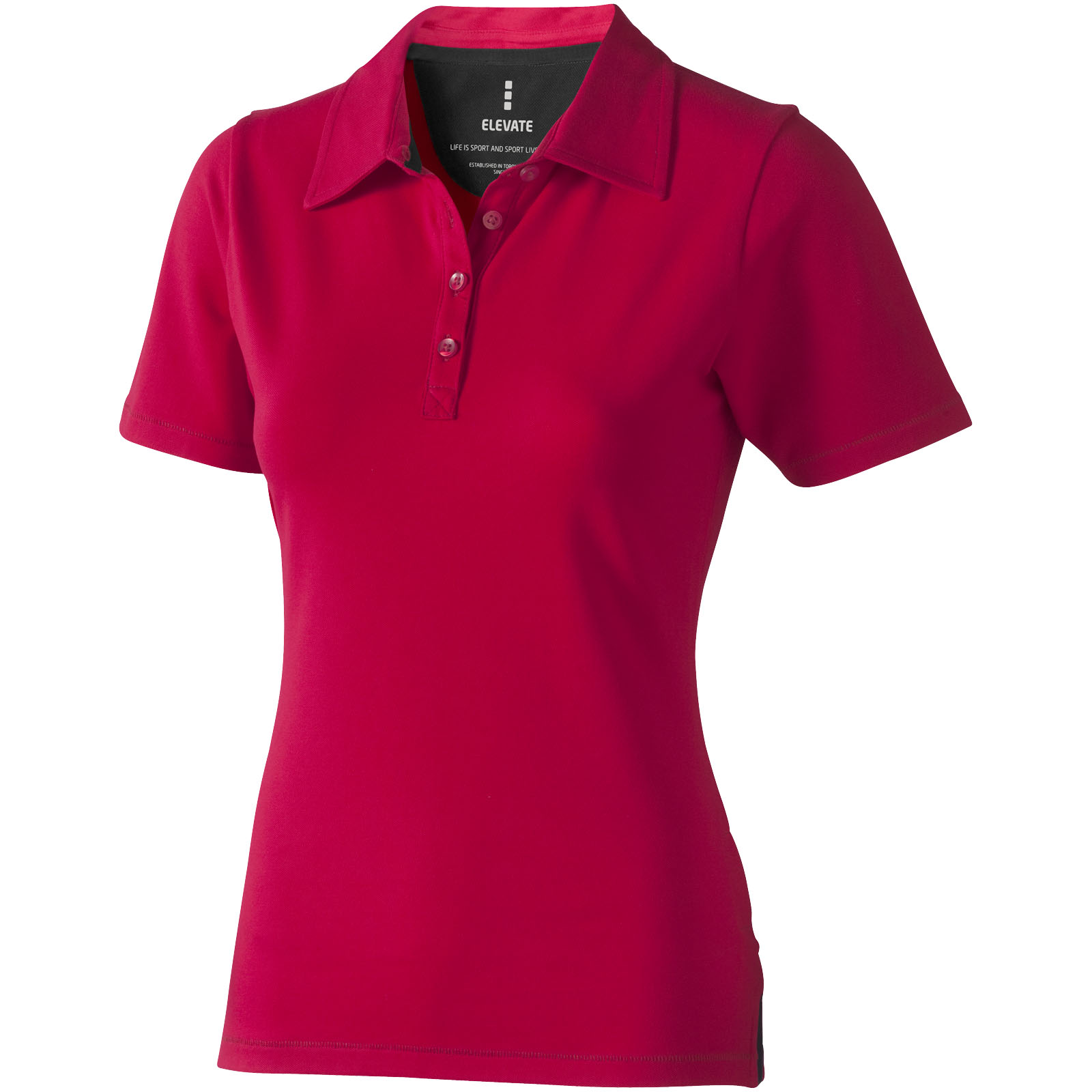 Polo de manga corta elástico para mujer Markham