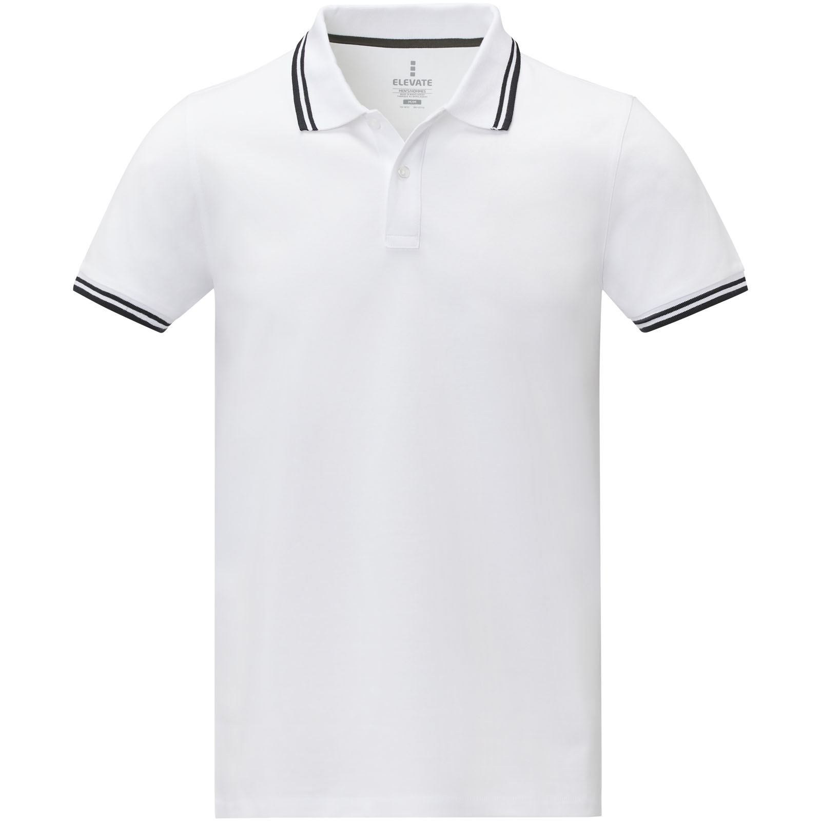 Polo de manga corta con ribete para hombre Amarago