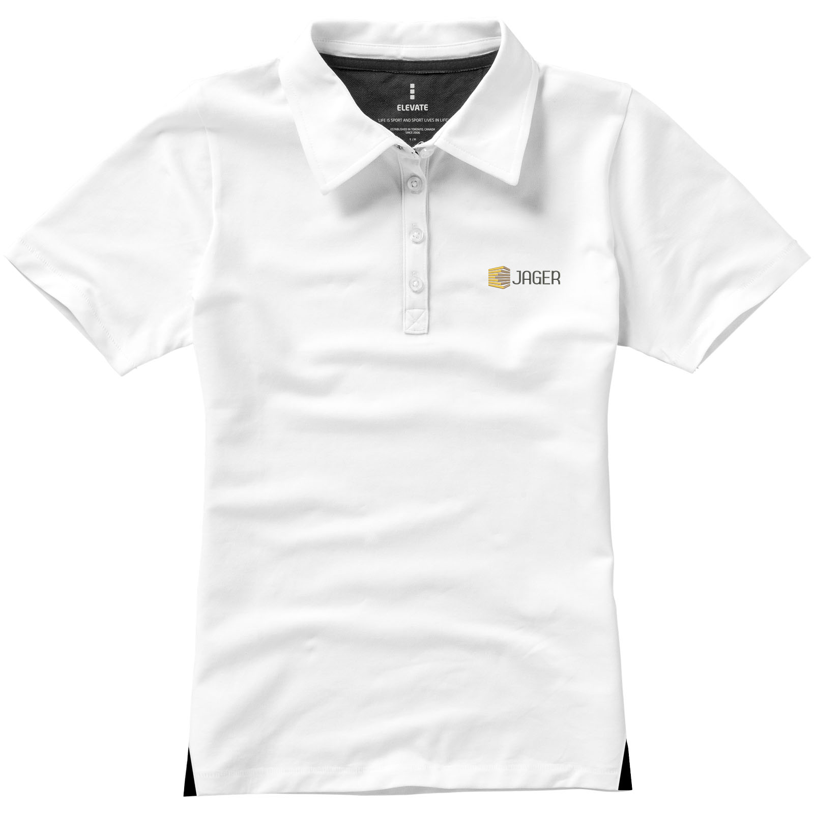 Polo de manga corta elástico para mujer Markham