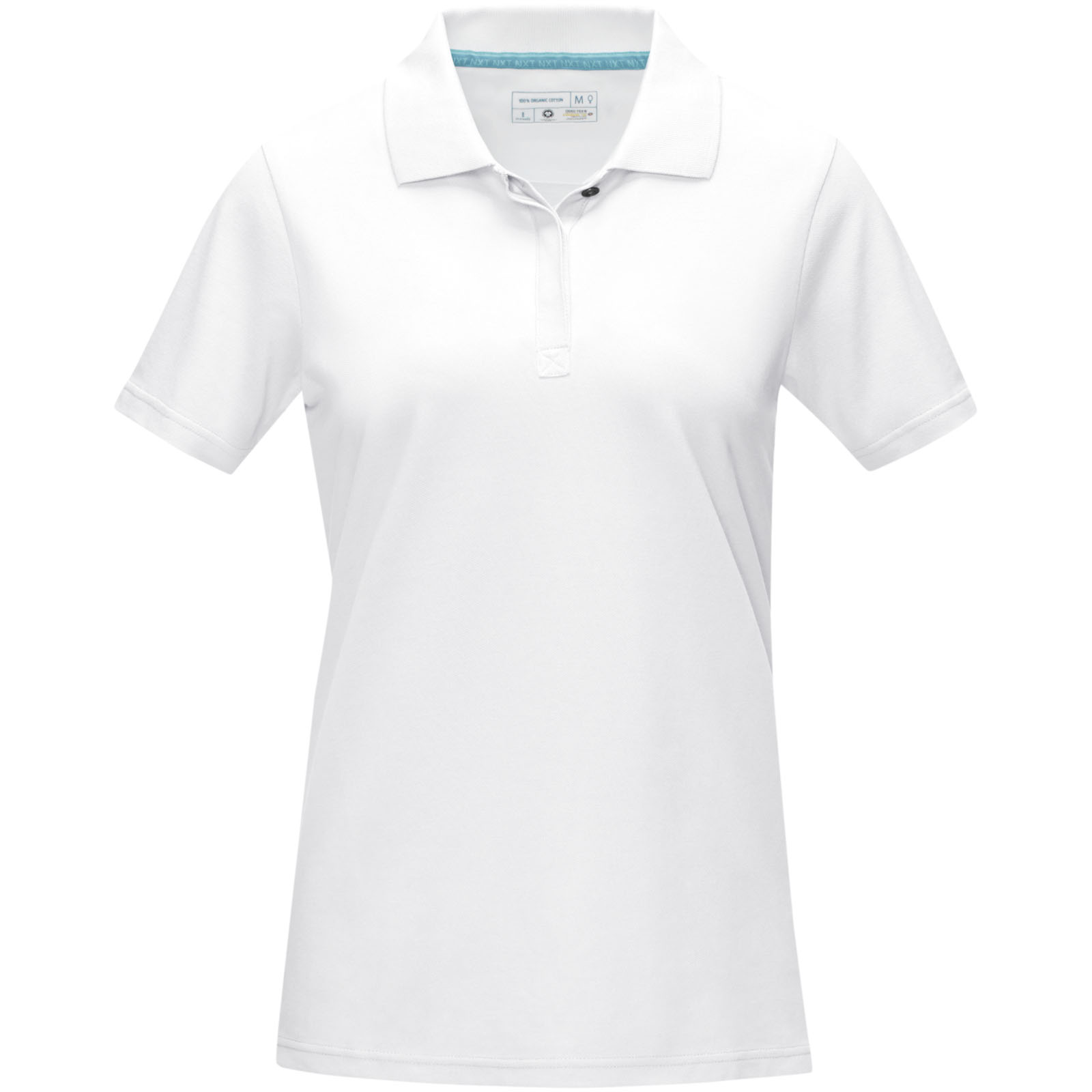 Polo orgánico de manga corta para mujer Graphite