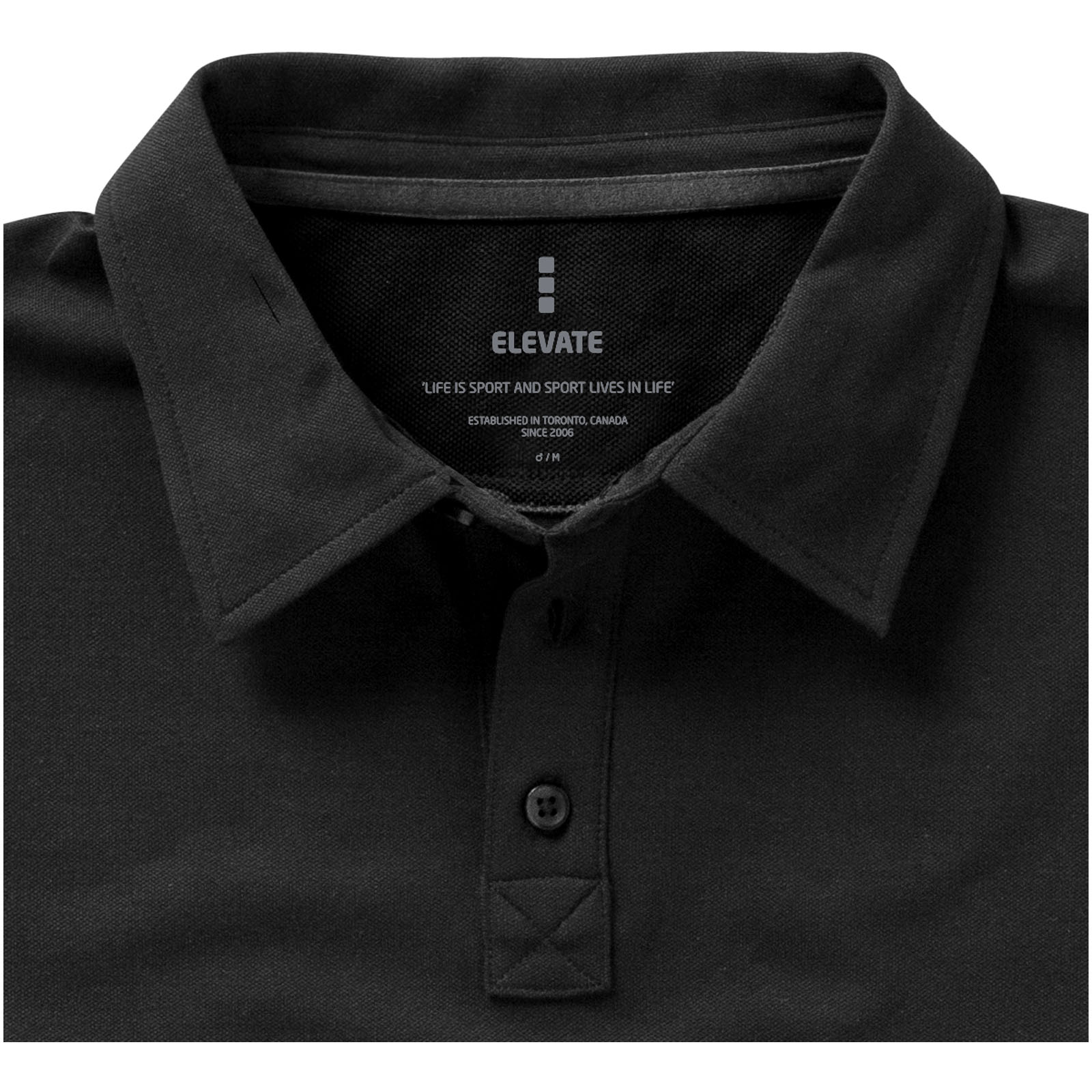 Polo de manga corta elástico para hombre Markham