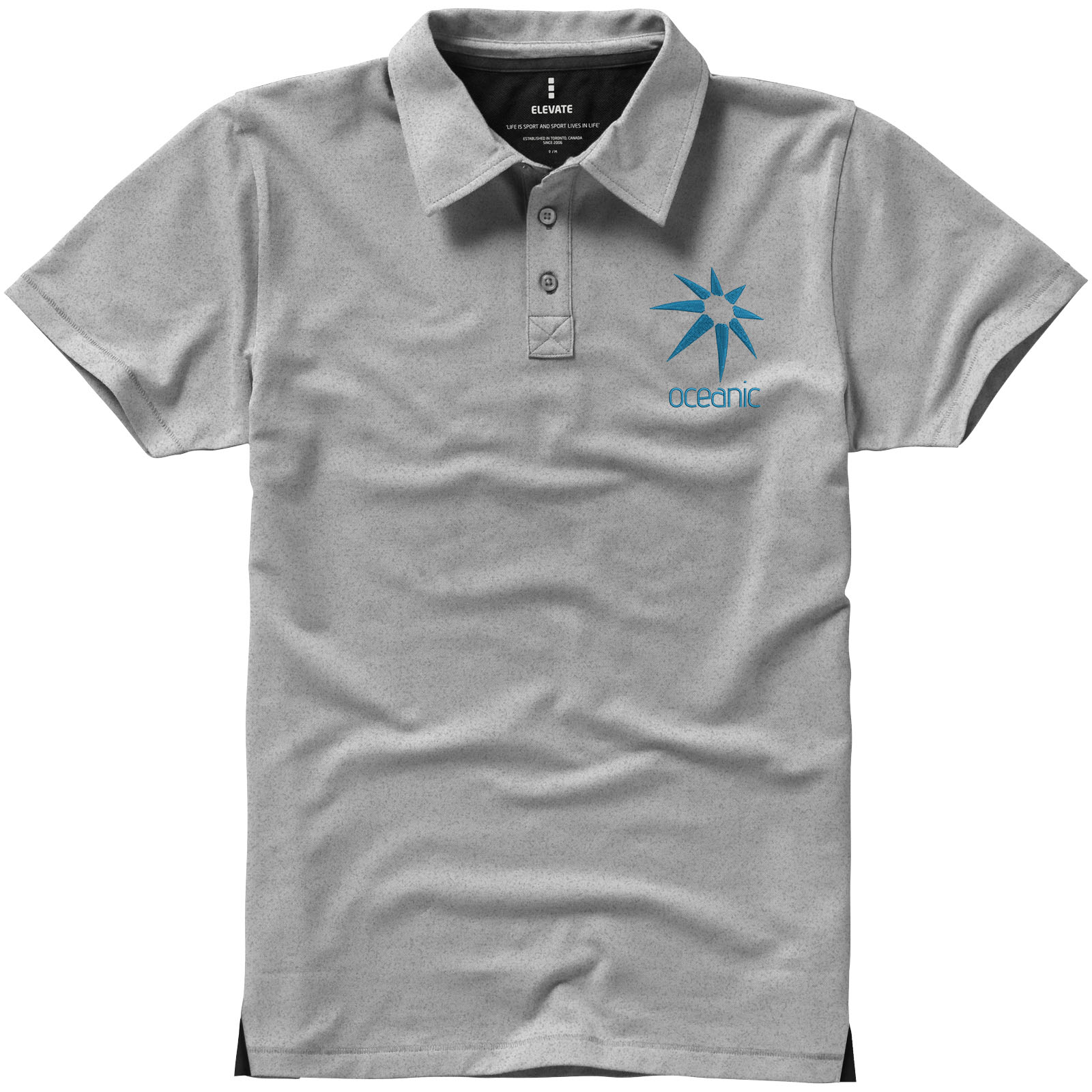 Polo de manga corta elástico para hombre Markham