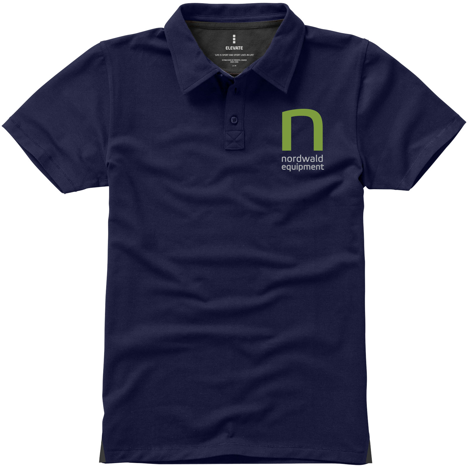 Polo de manga corta elástico para hombre Markham