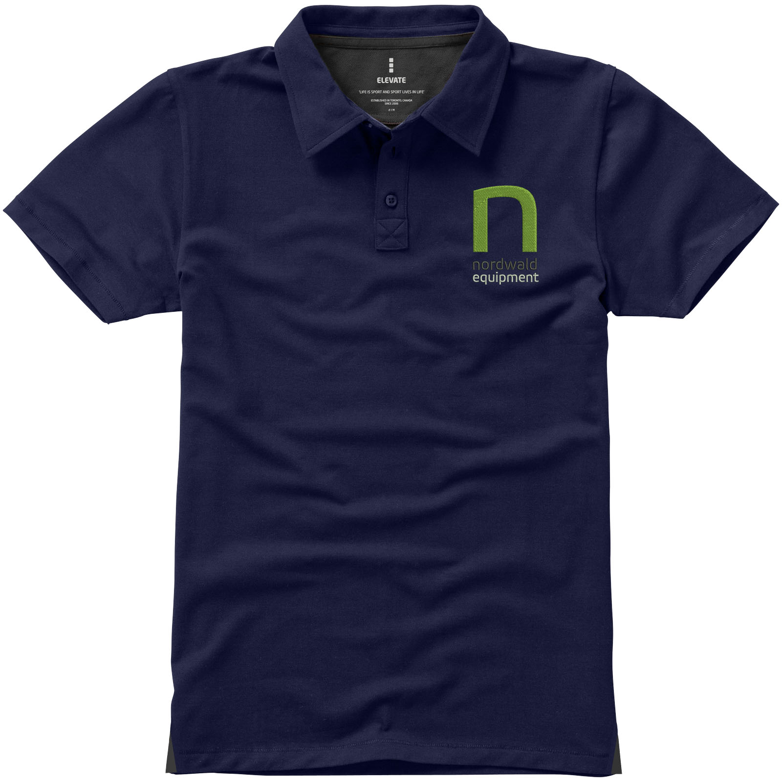 Polo de manga corta elástico para hombre Markham
