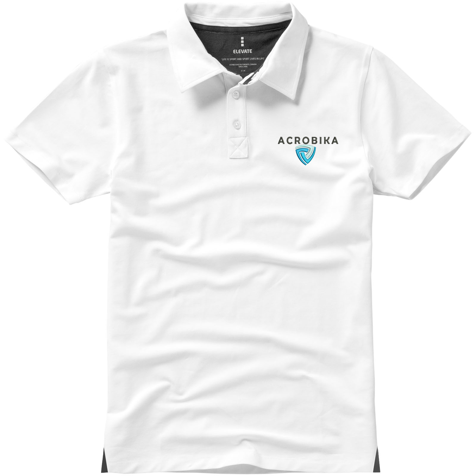 Polo de manga corta elástico para hombre Markham