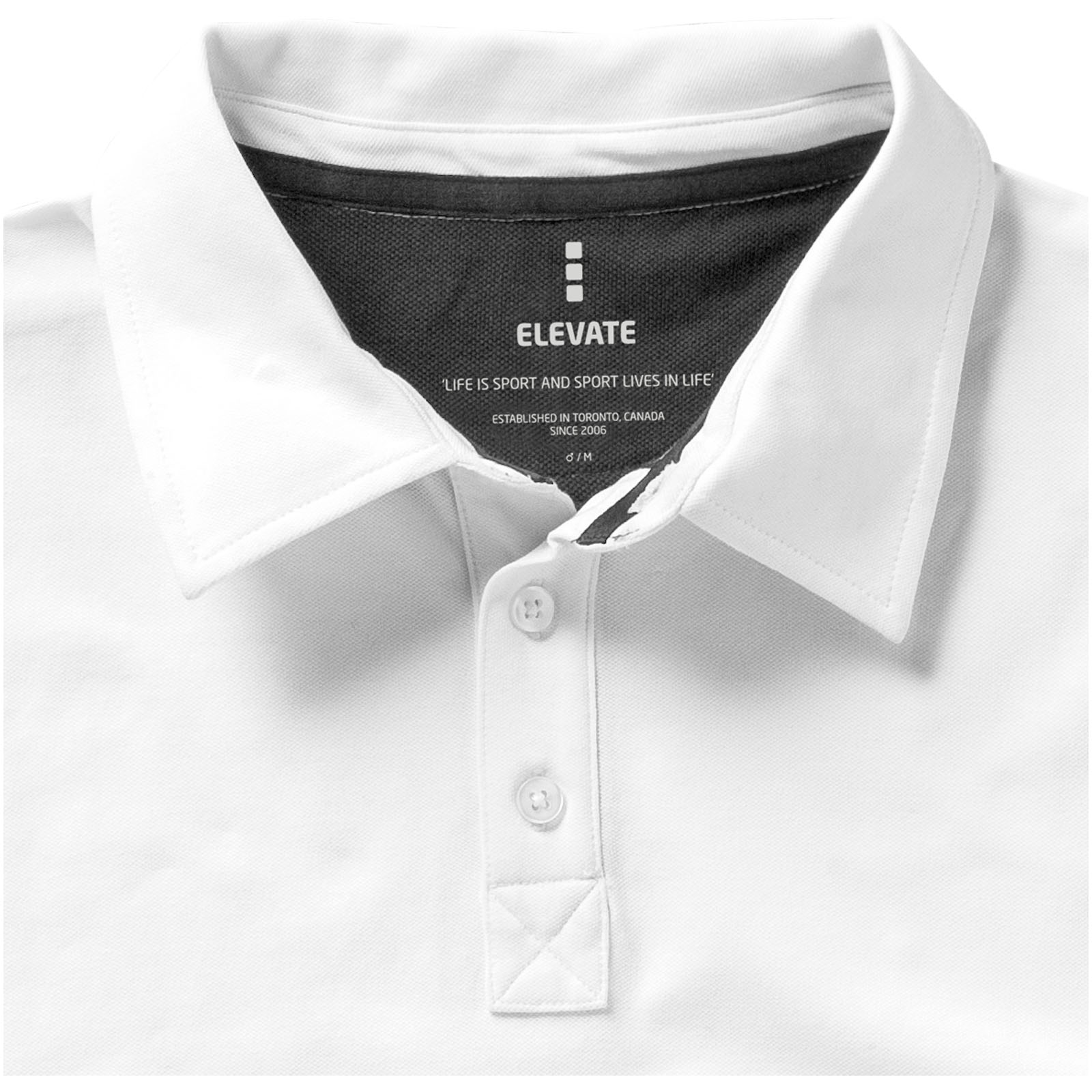 Polo de manga corta elástico para hombre Markham