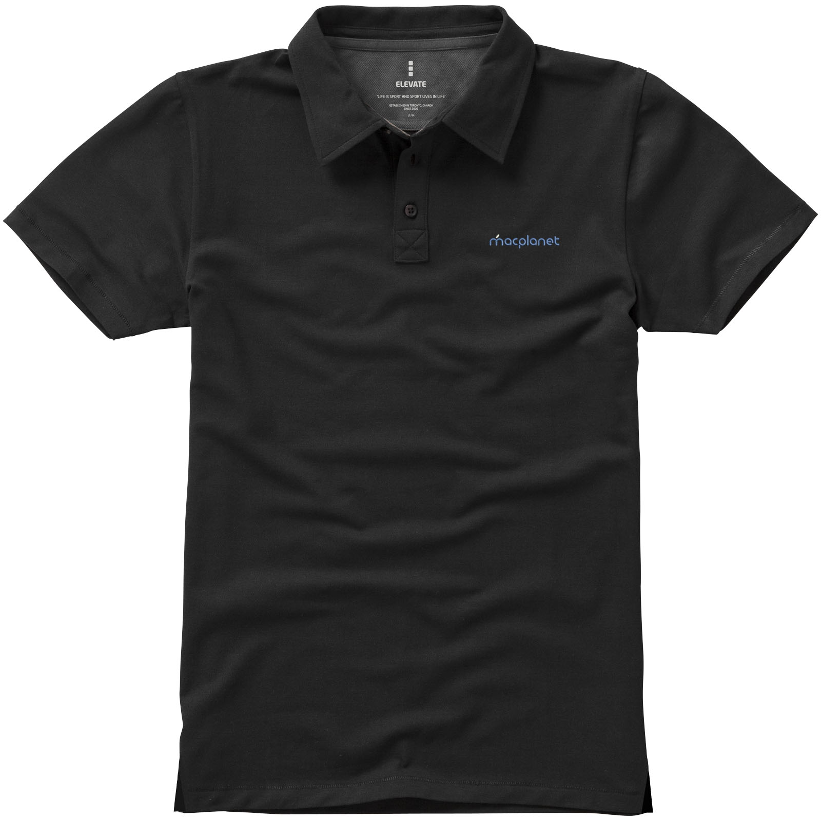 Polo de manga corta elástico para hombre Markham
