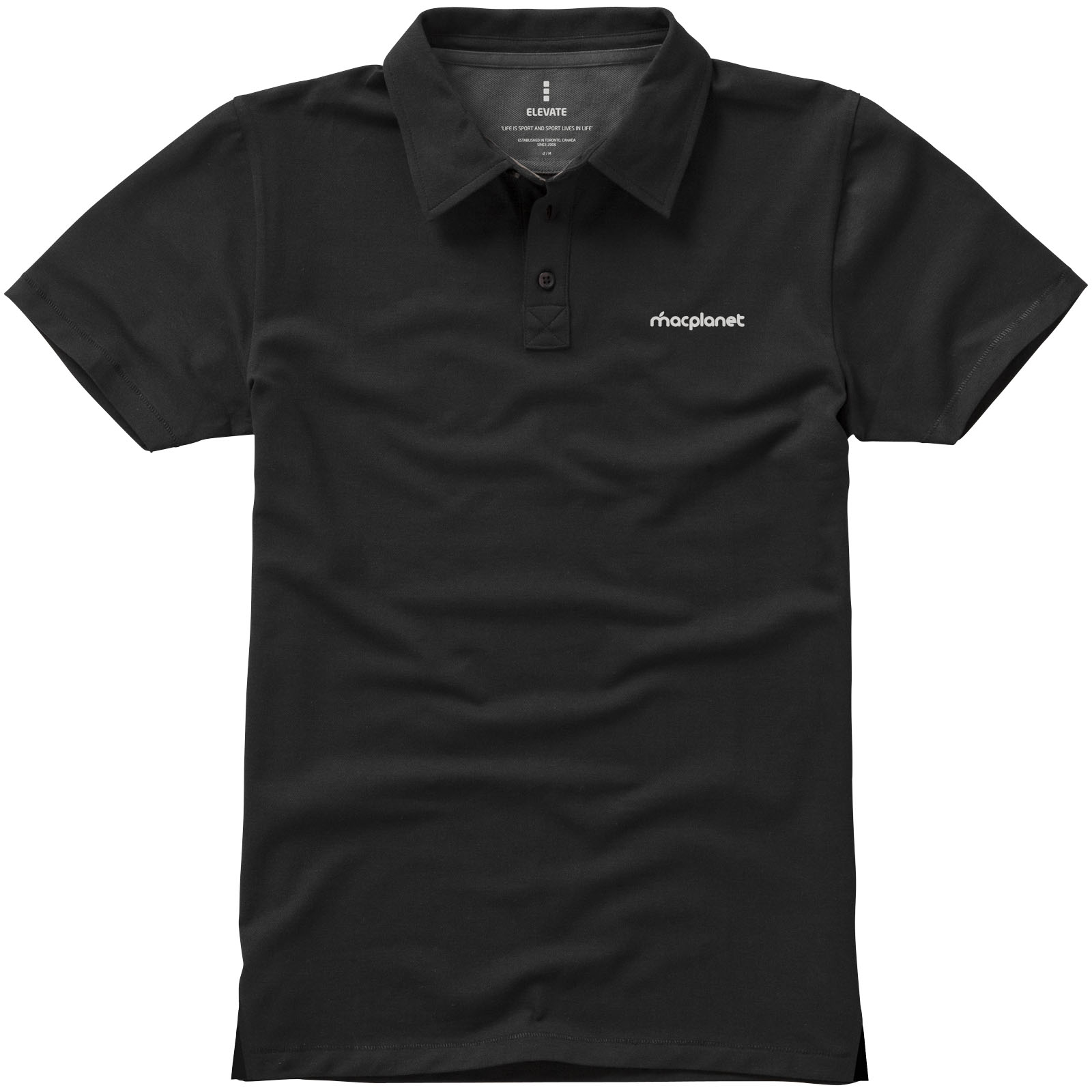 Polo de manga corta elástico para hombre Markham