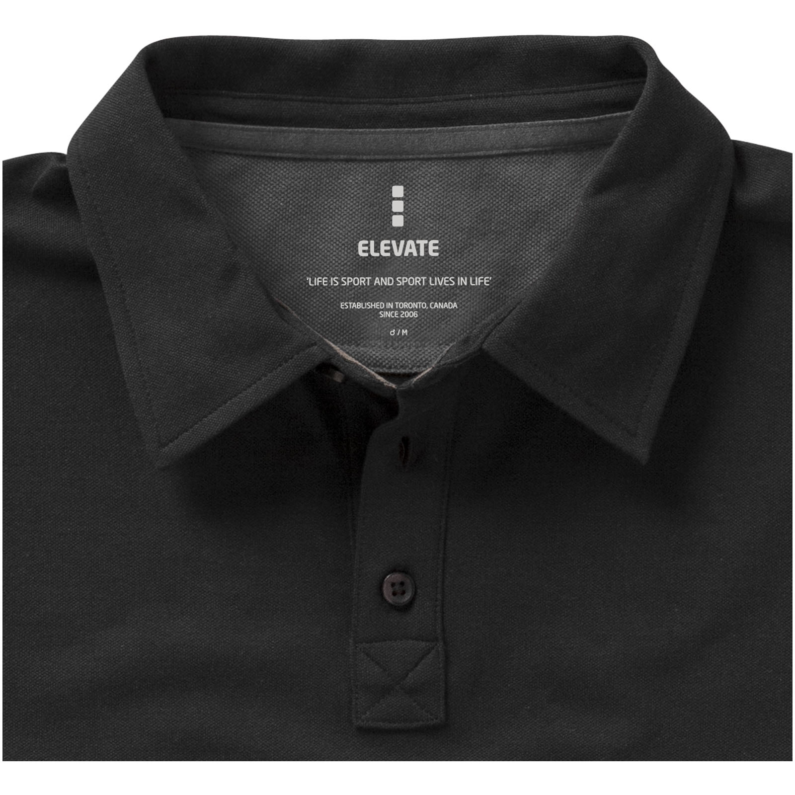 Polo de manga corta elástico para hombre Markham