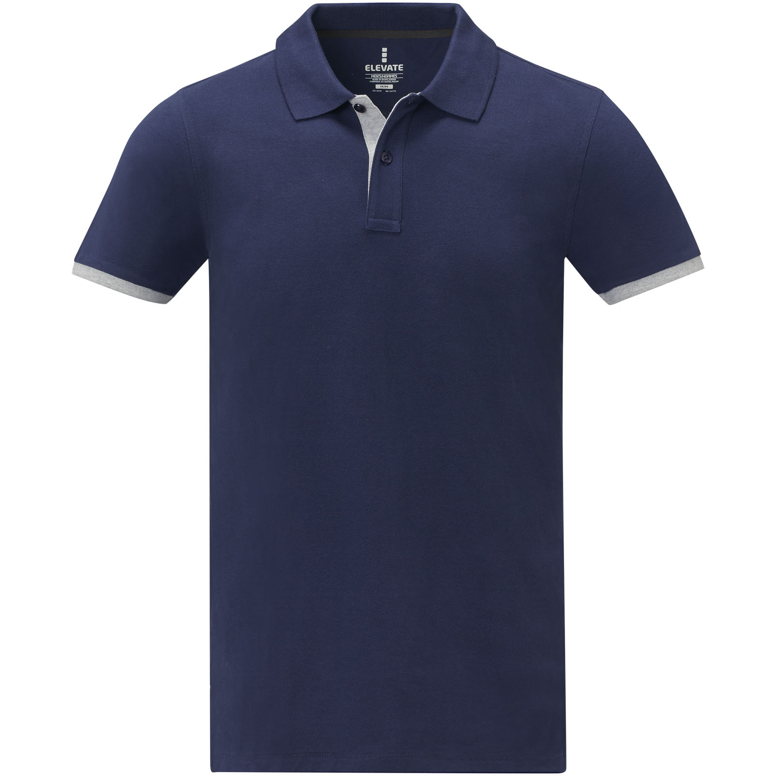 Morgan short sleeve men's duotone polo