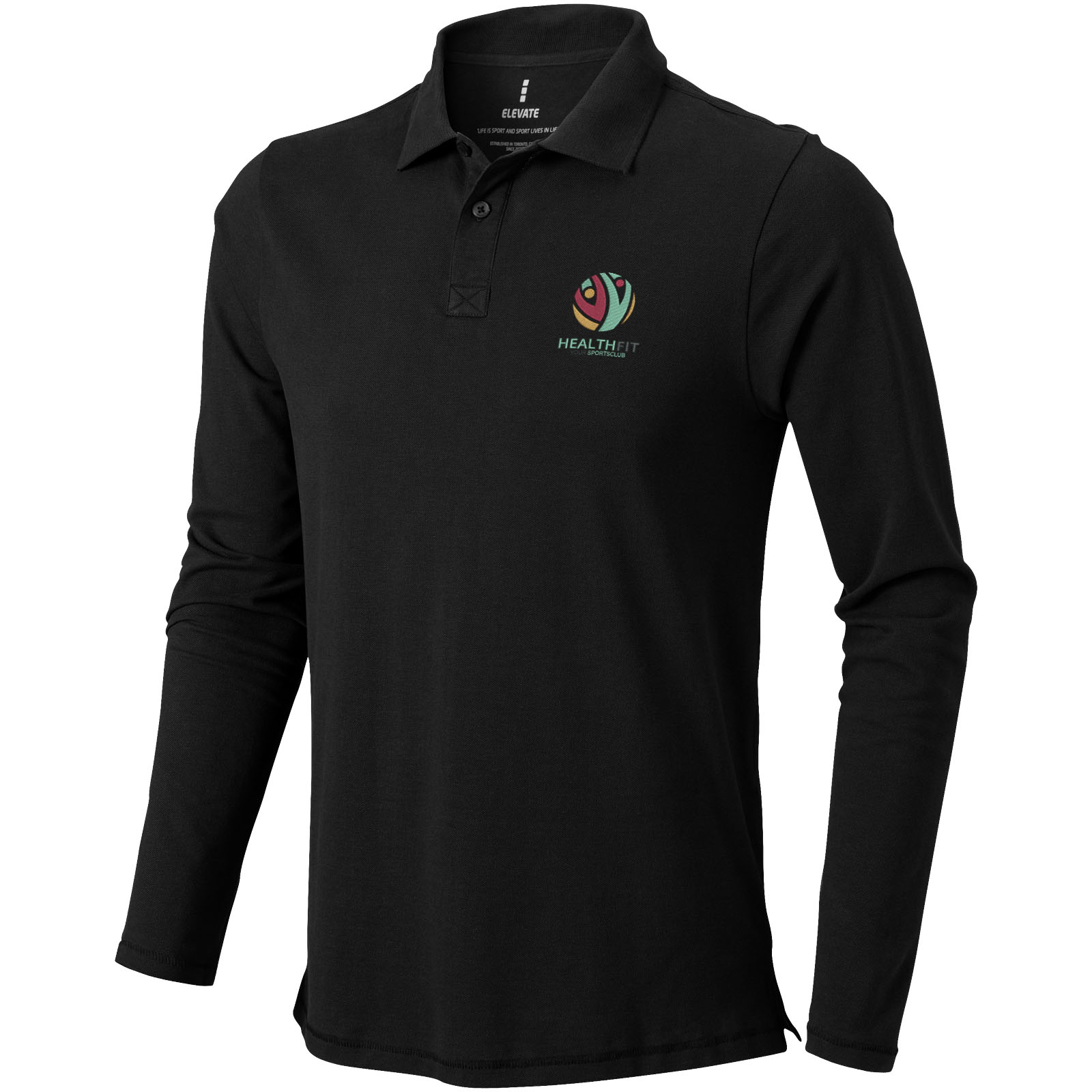 Polo de manga larga para hombre Oakville