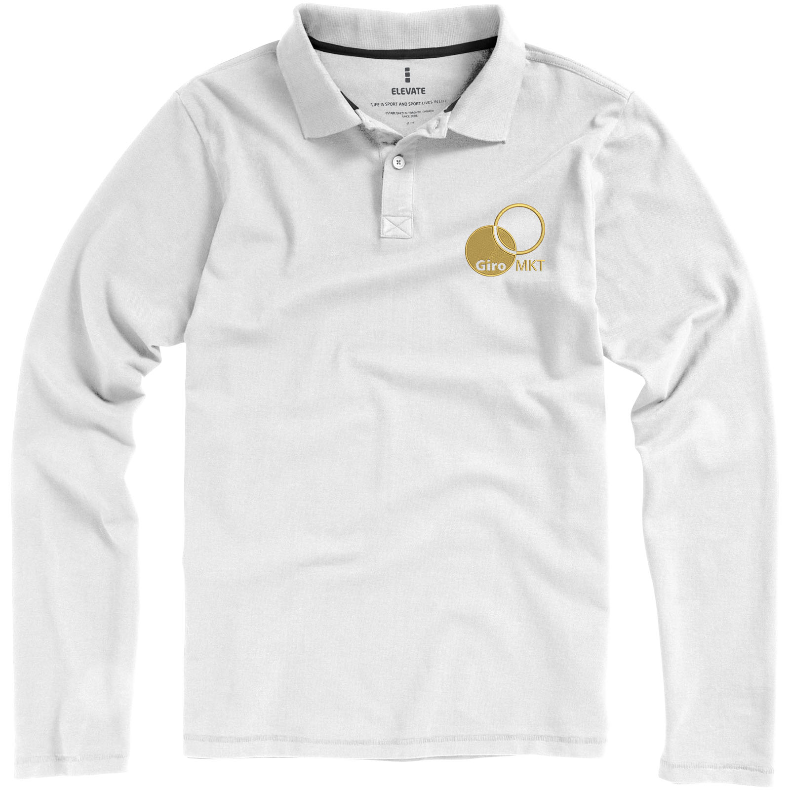 Polo de manga larga para hombre Oakville
