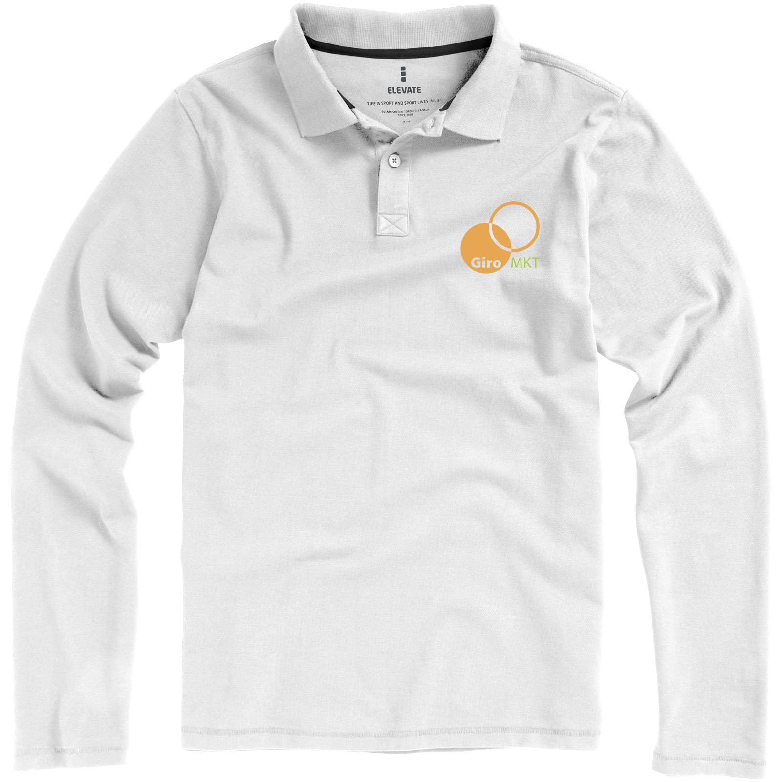 Polo de manga larga para hombre Oakville