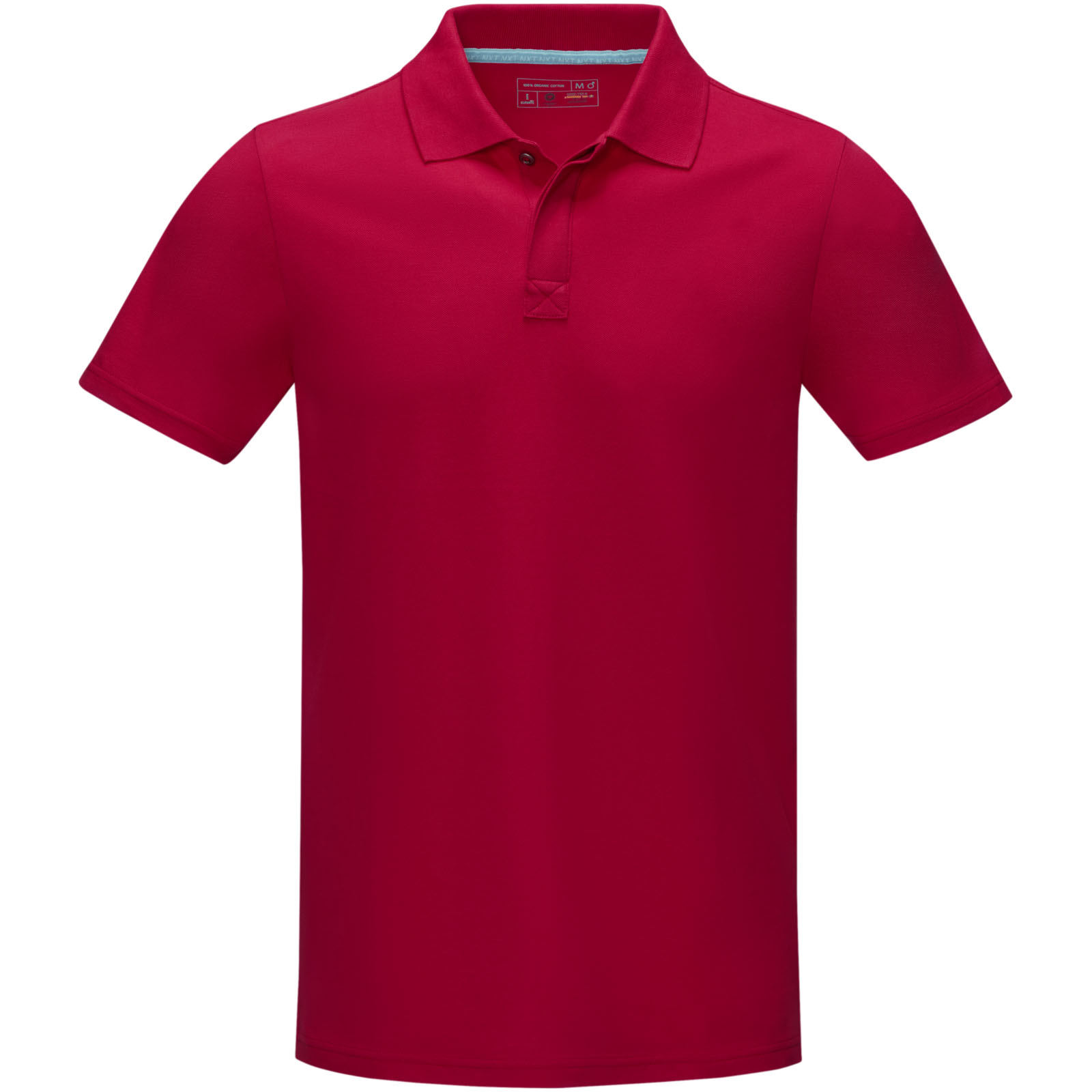 Polo orgánico de manga corta para hombre Graphite