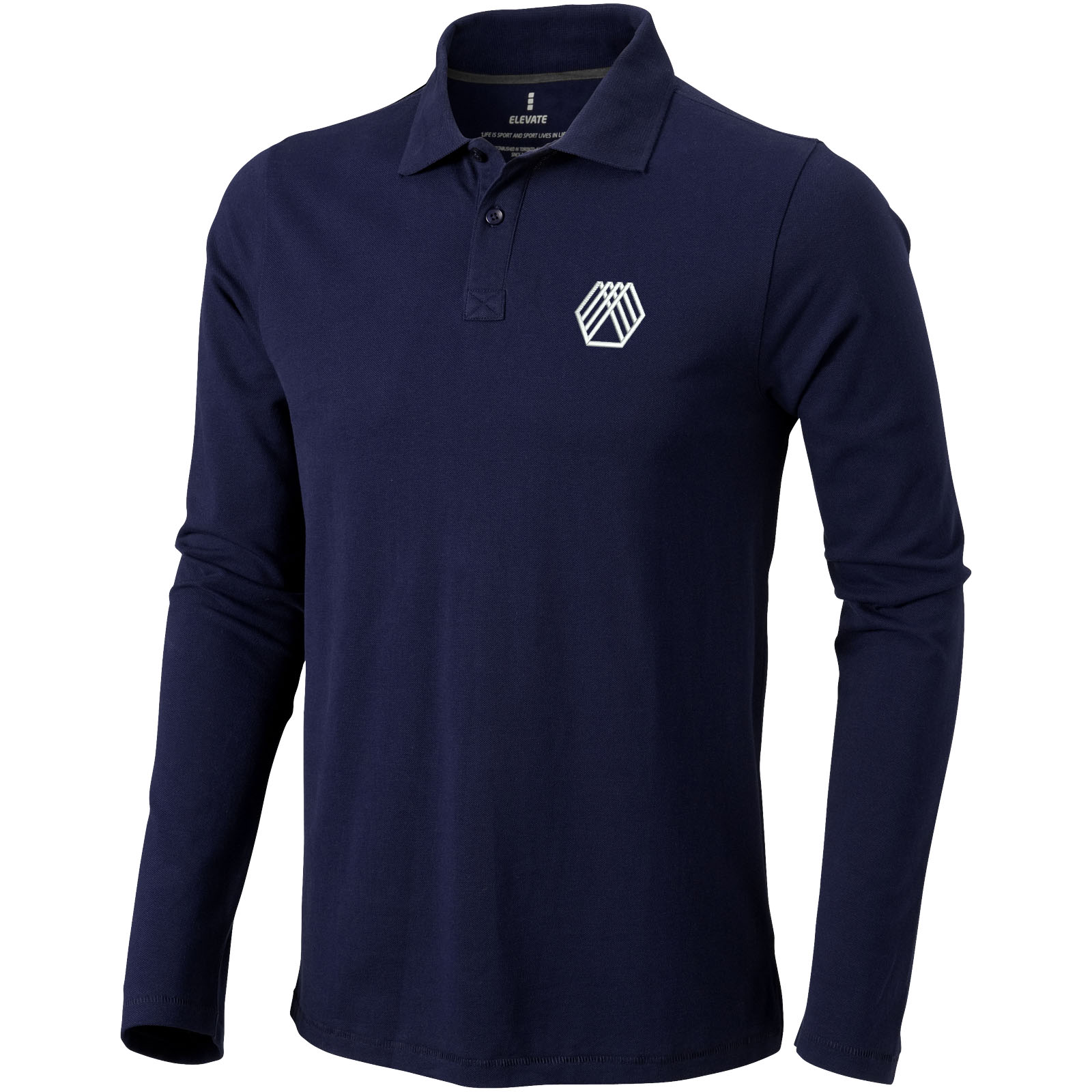 Polo de manga larga para hombre Oakville