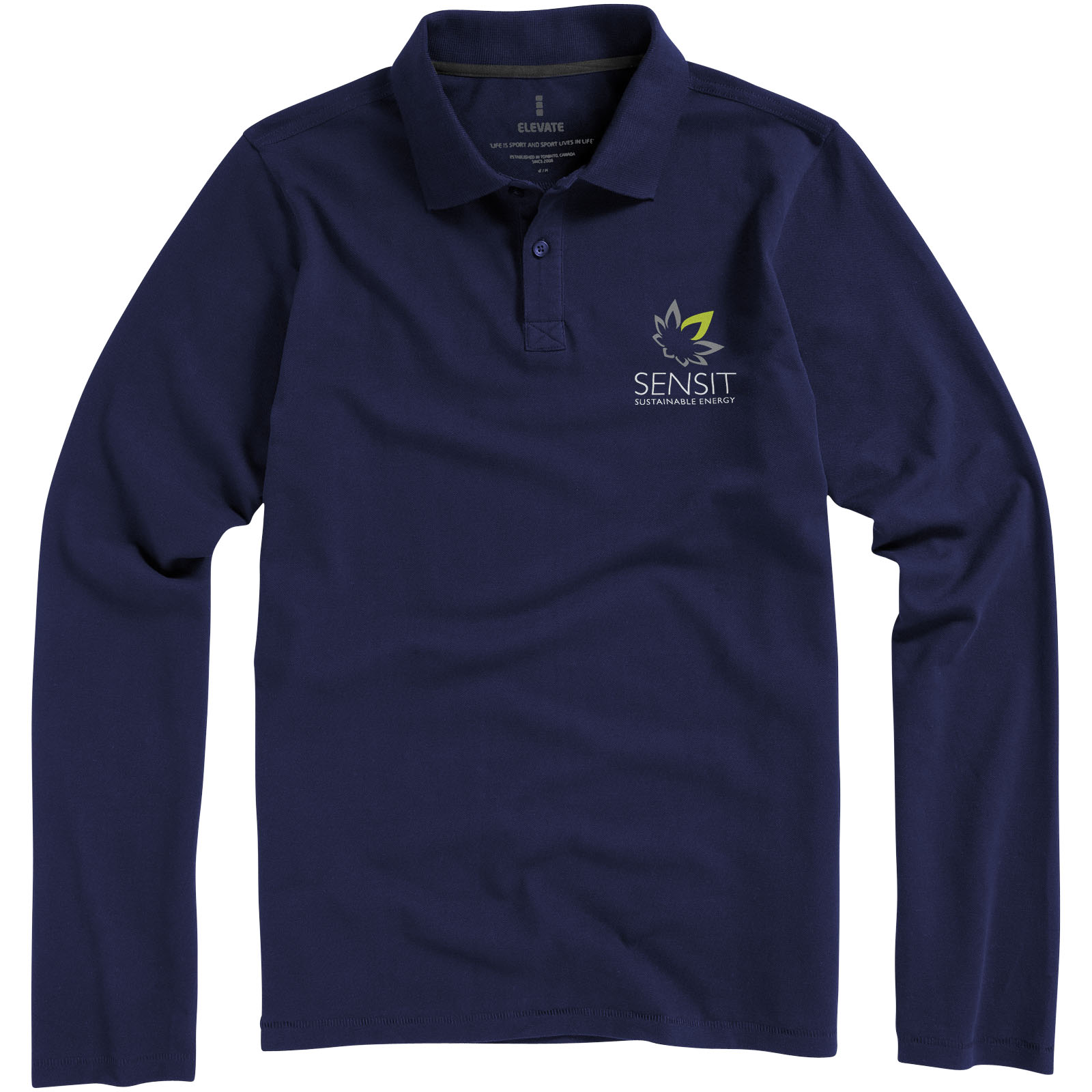 Polo de manga larga para hombre Oakville