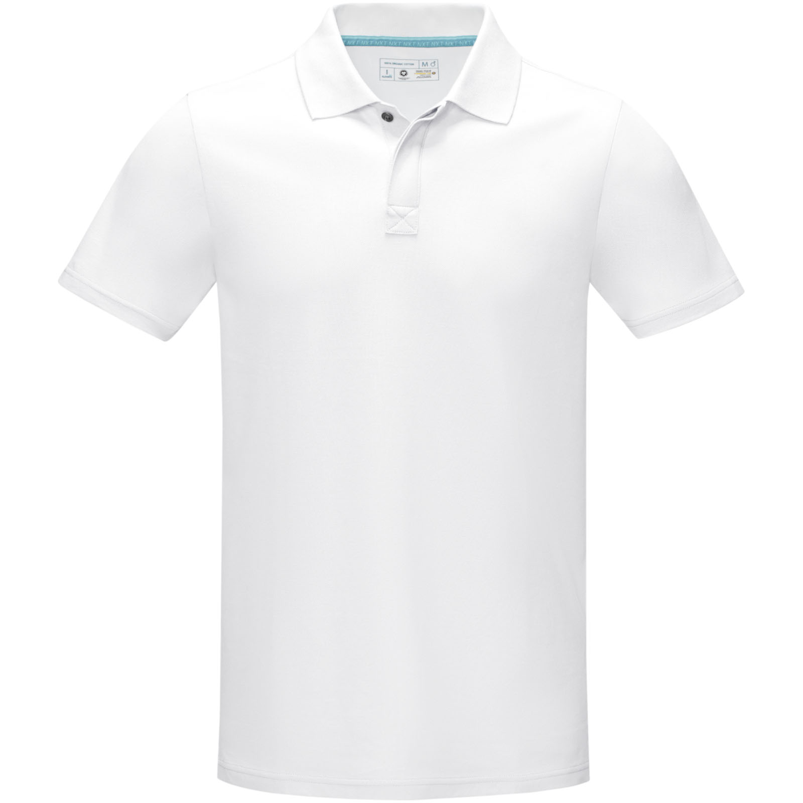 Polo orgánico de manga corta para hombre Graphite